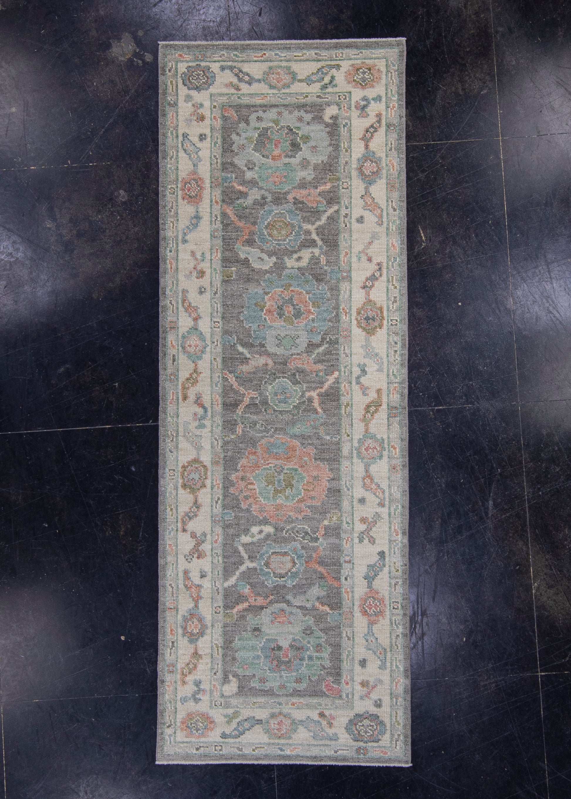 Turkish Oushak Runner Rug 2'9" x 8'1" #16210