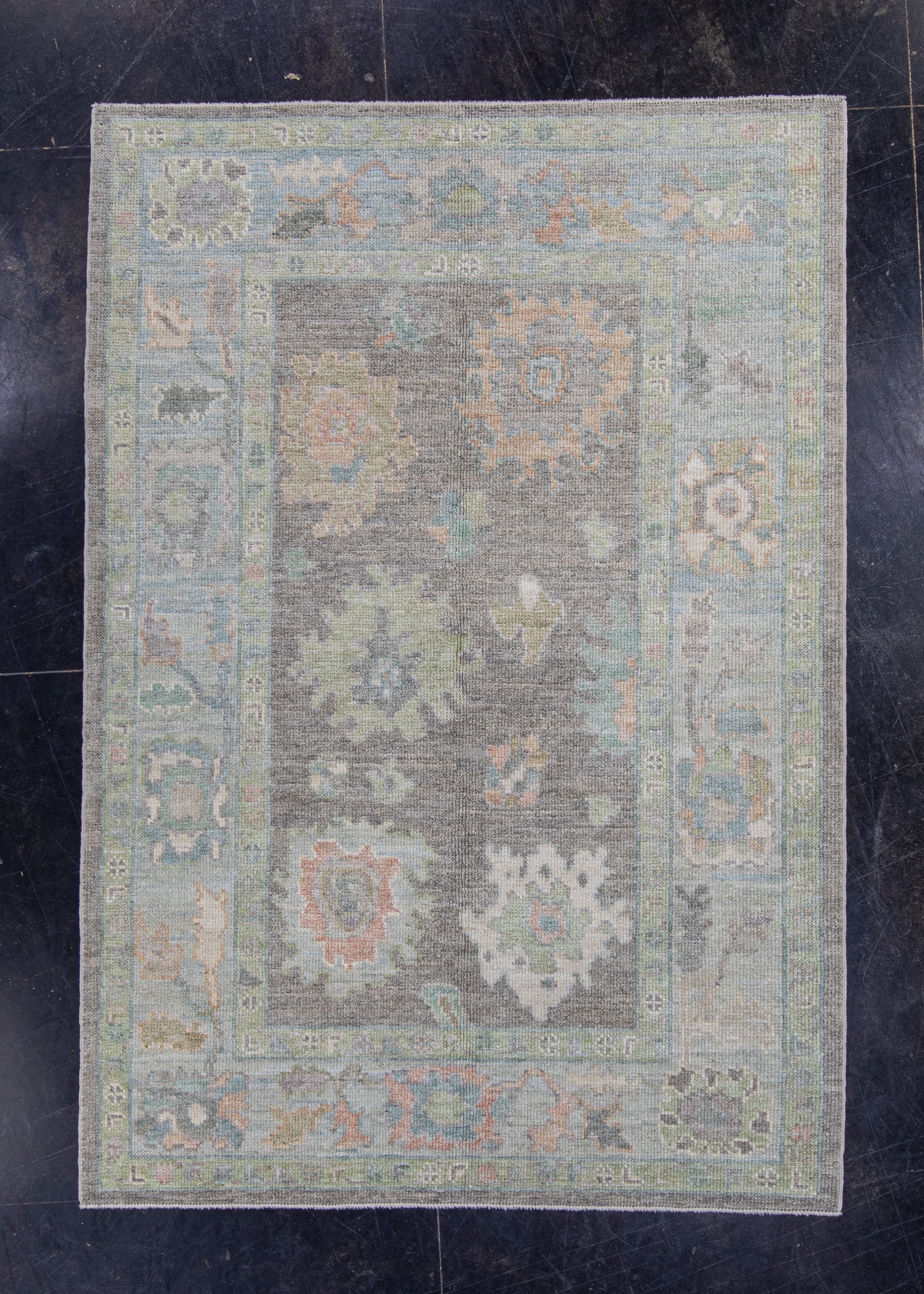 Turkish Oushak Rug 4'4" x 6'3" #16084