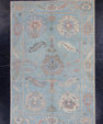 Turkish Oushak Rug 3'9" x 5'7" #16572