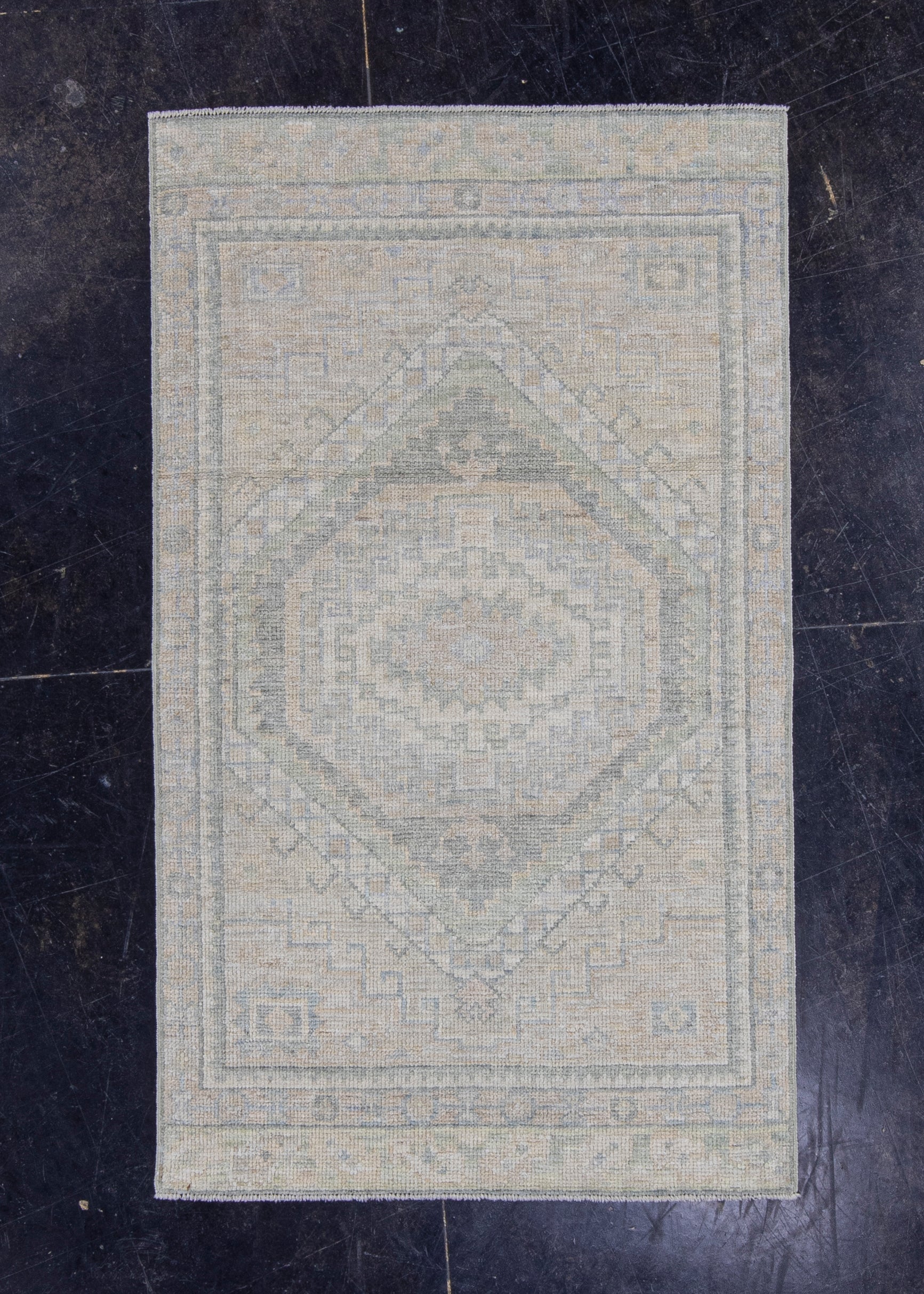 Turkish Oushak Rug 2'10" x 4'10" #16181