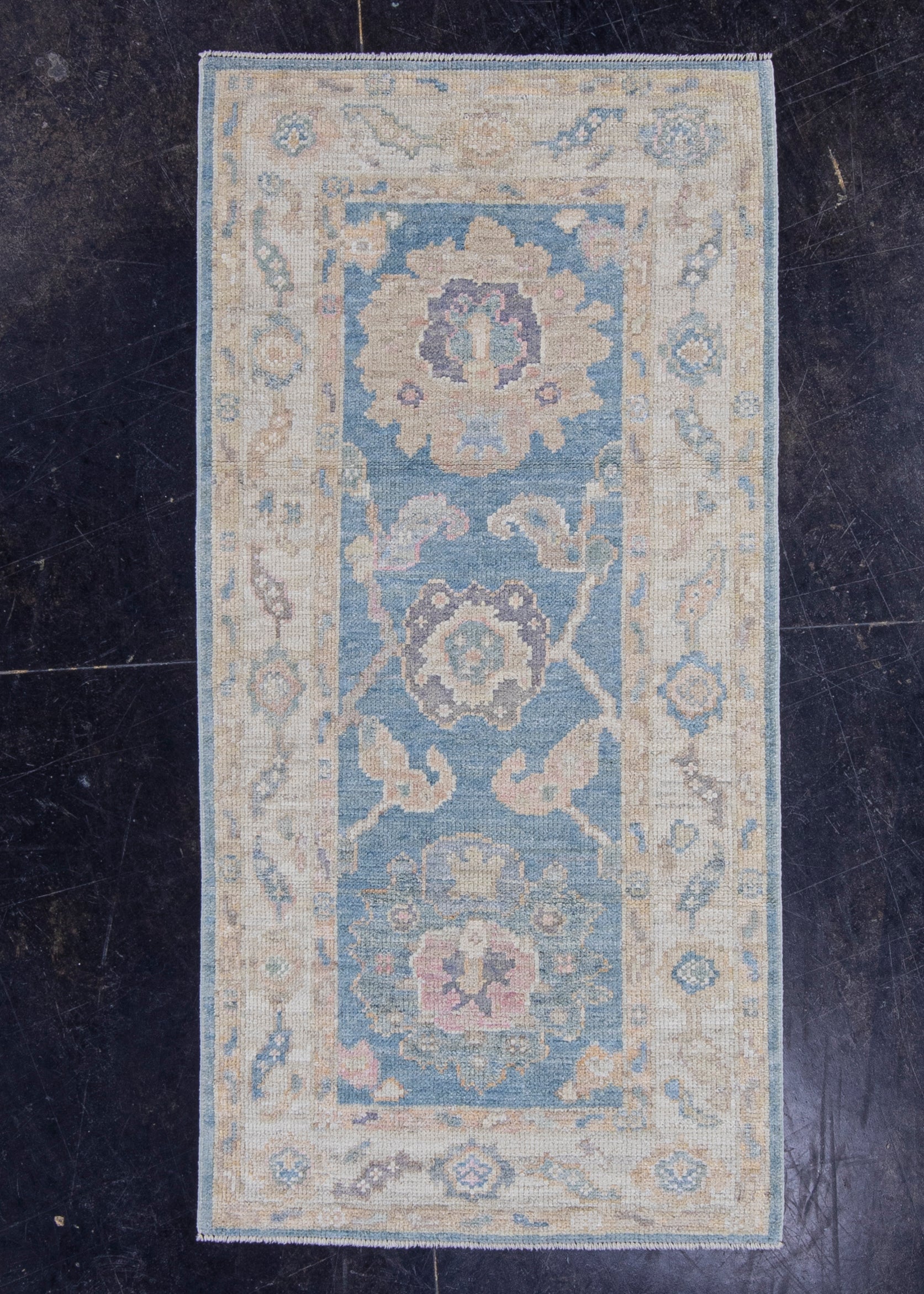 Turkish Oushak Rug 2'6" x 5'1" #16194