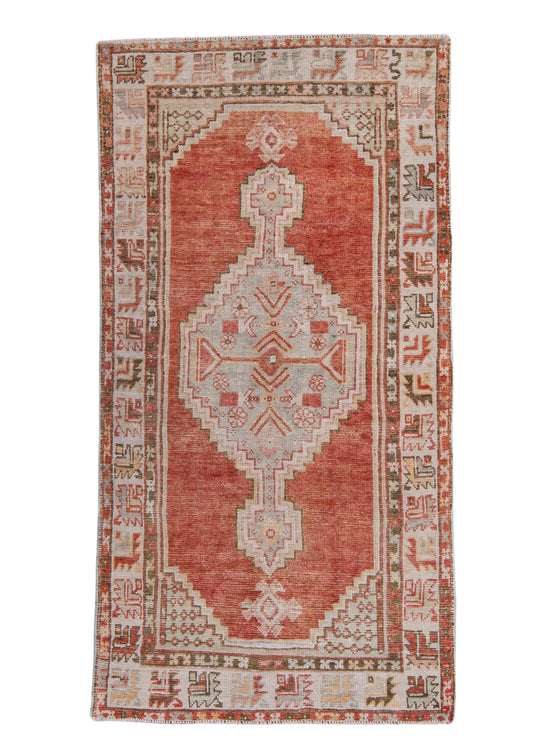 Turkish Vintage Anatolian Rug 2'8" x 5'3" #16808