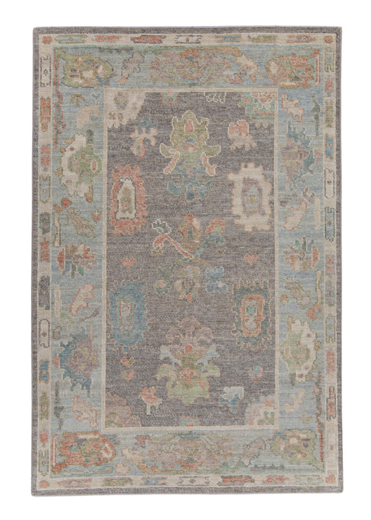 Turkish Oushak Rug 4'2" x 6'2" #16109