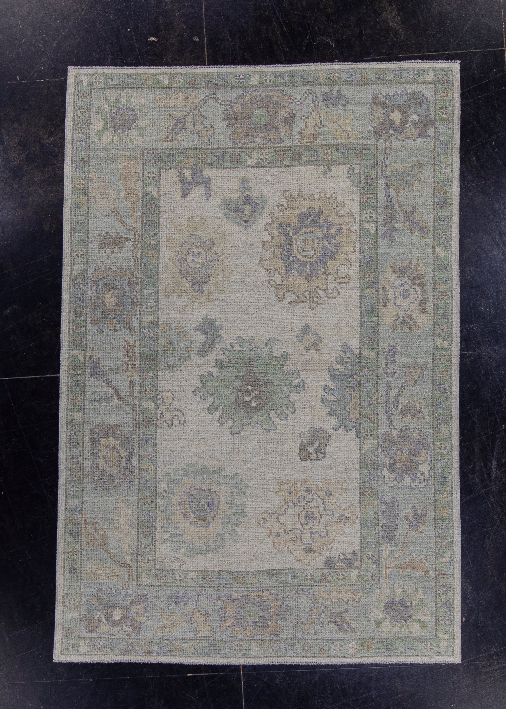 Turkish Oushak Rug 3'11" x 5'11" #16051