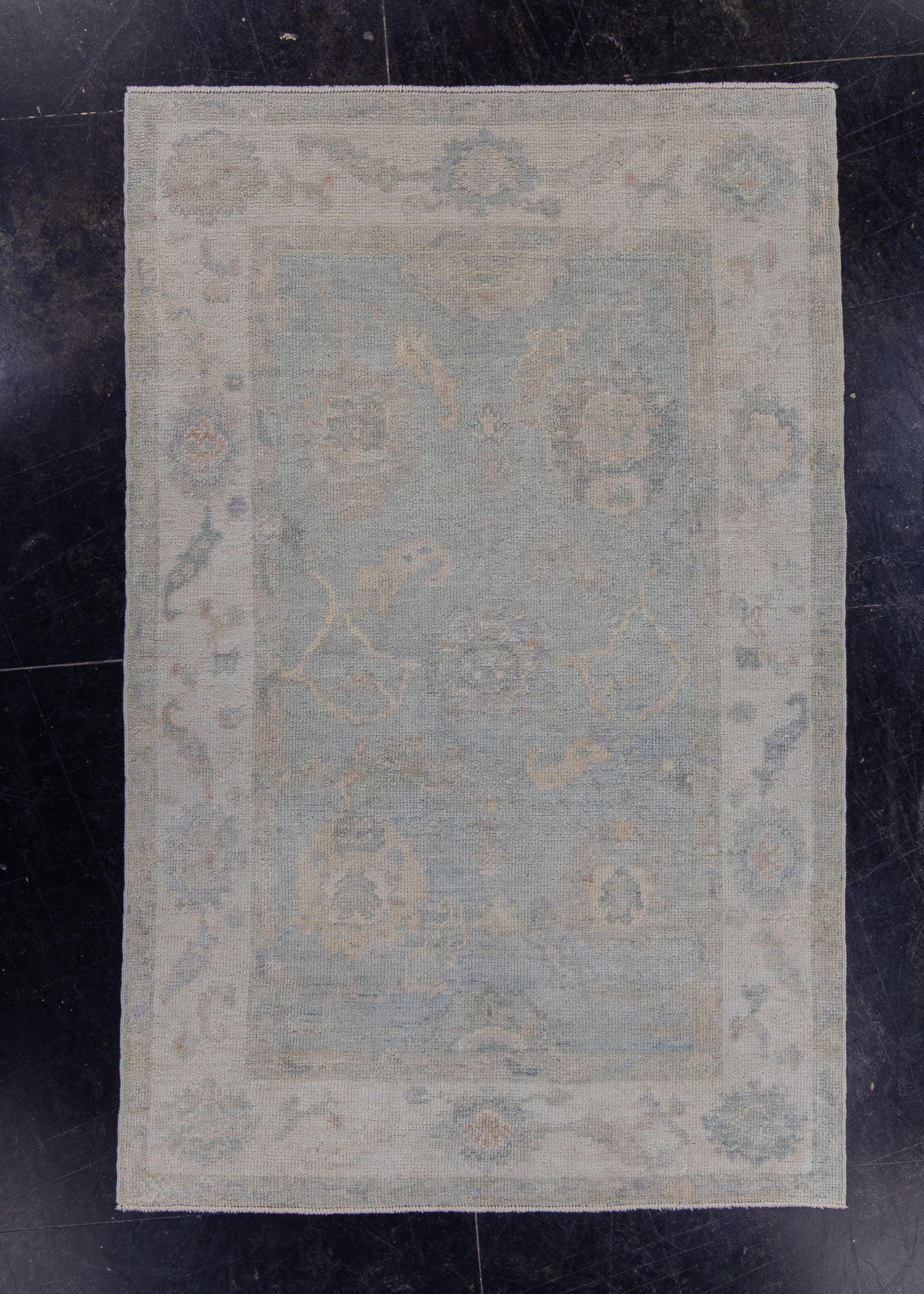 Turkish Oushak Rug 3'11" x 6'1" #16625