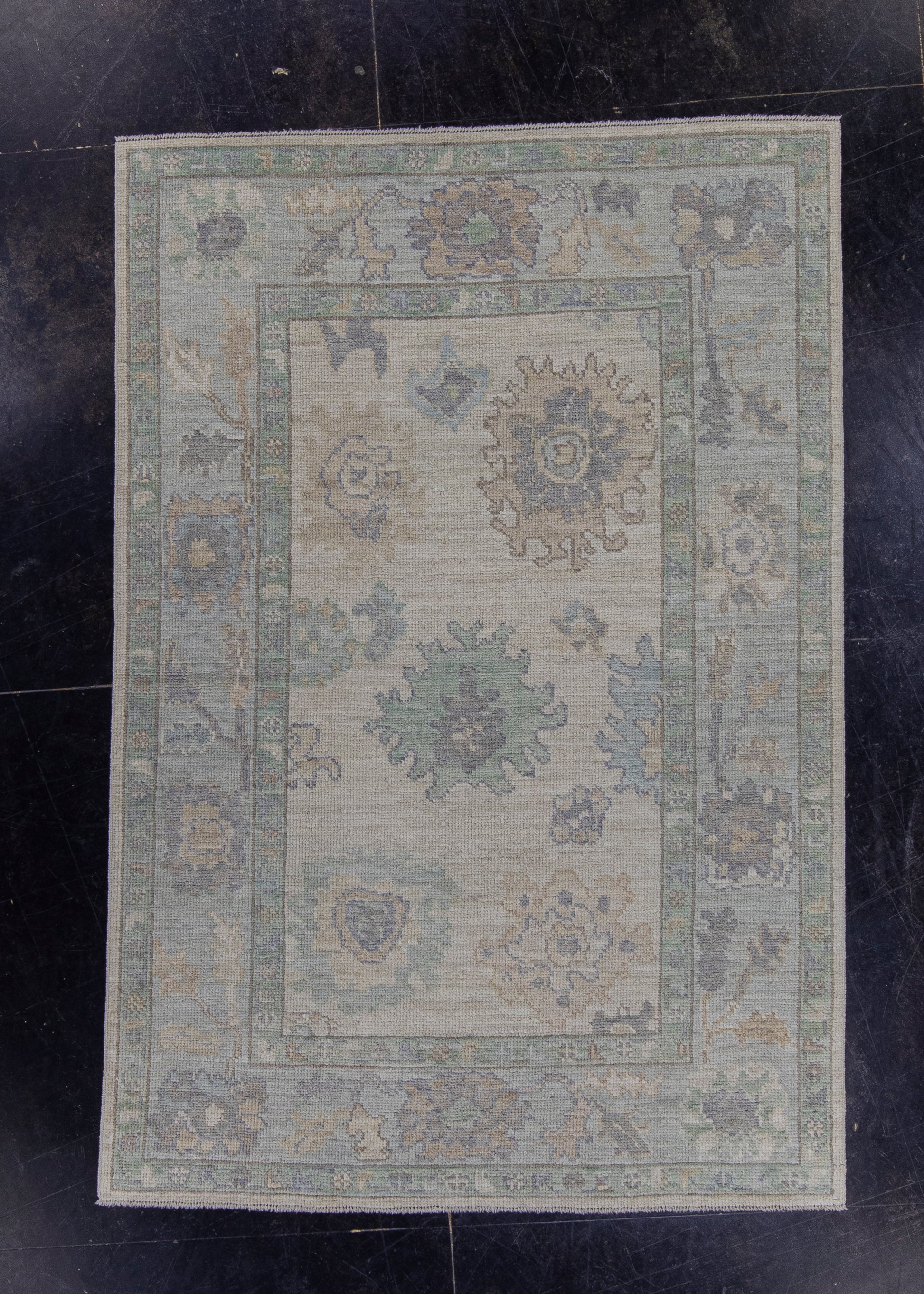 Turkish Oushak Rug 4' x 5'10" #16486