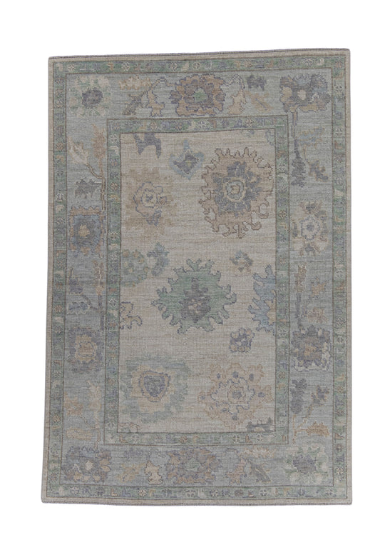 Turkish Oushak Rug 4' x 5'10" #16486