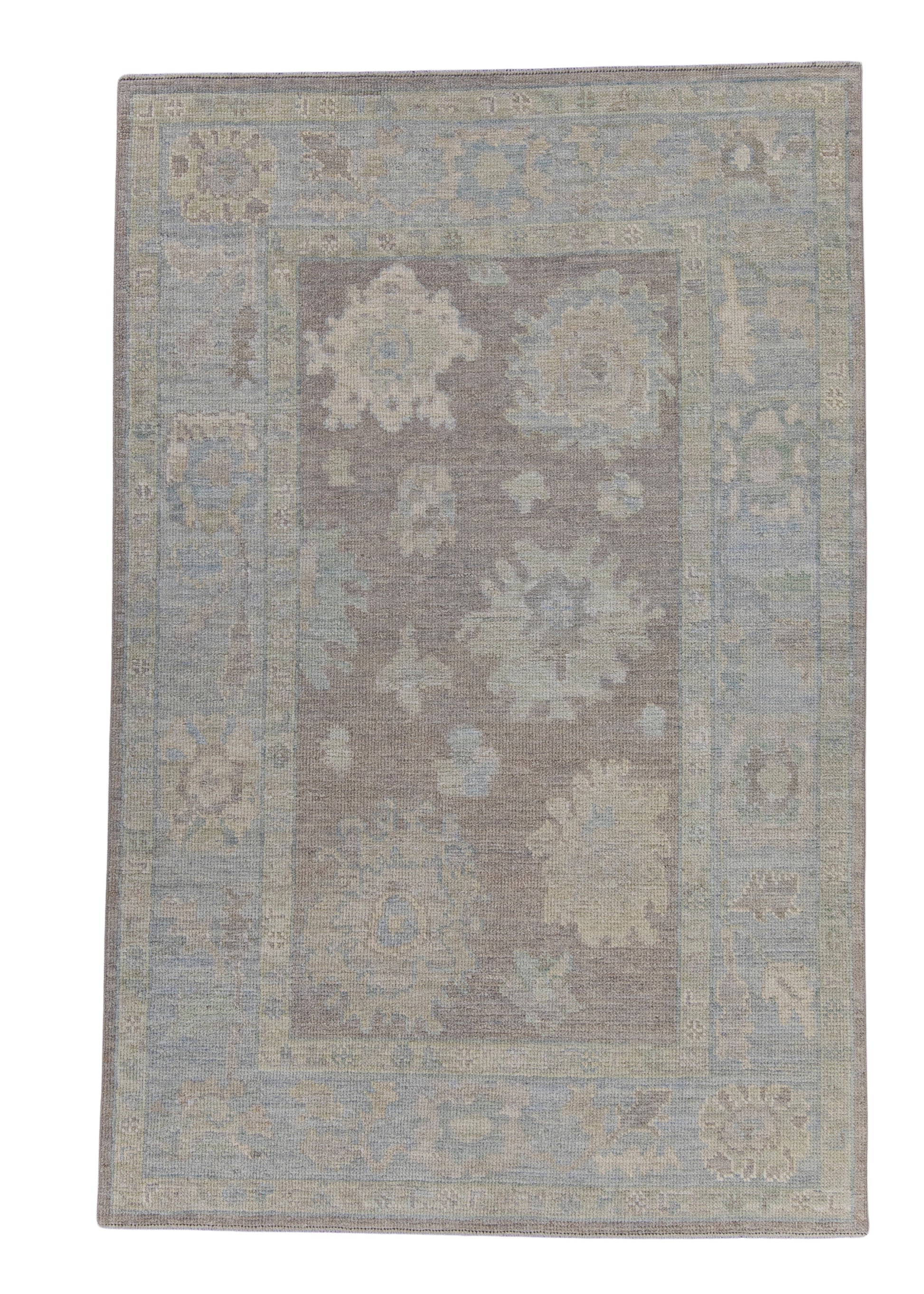 Turkish Oushak Rug 4'2" x 6'3" #16455
