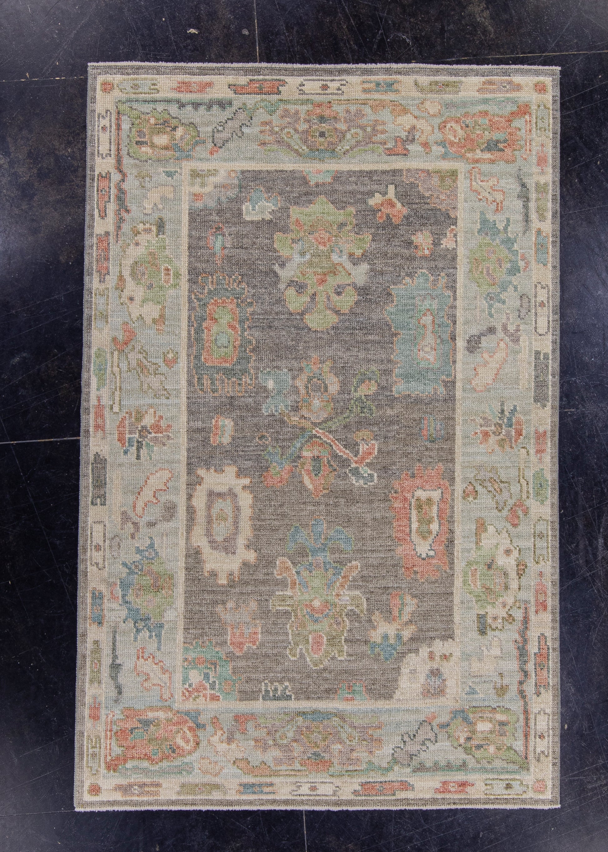 Turkish Oushak Rug 4' x 6'1" #16010