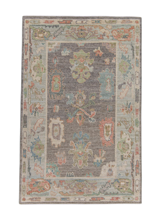 Turkish Oushak Rug 4' x 6'1" #16010