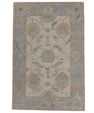 Turkish Oushak Rug 3'10" x 5'9" #16677