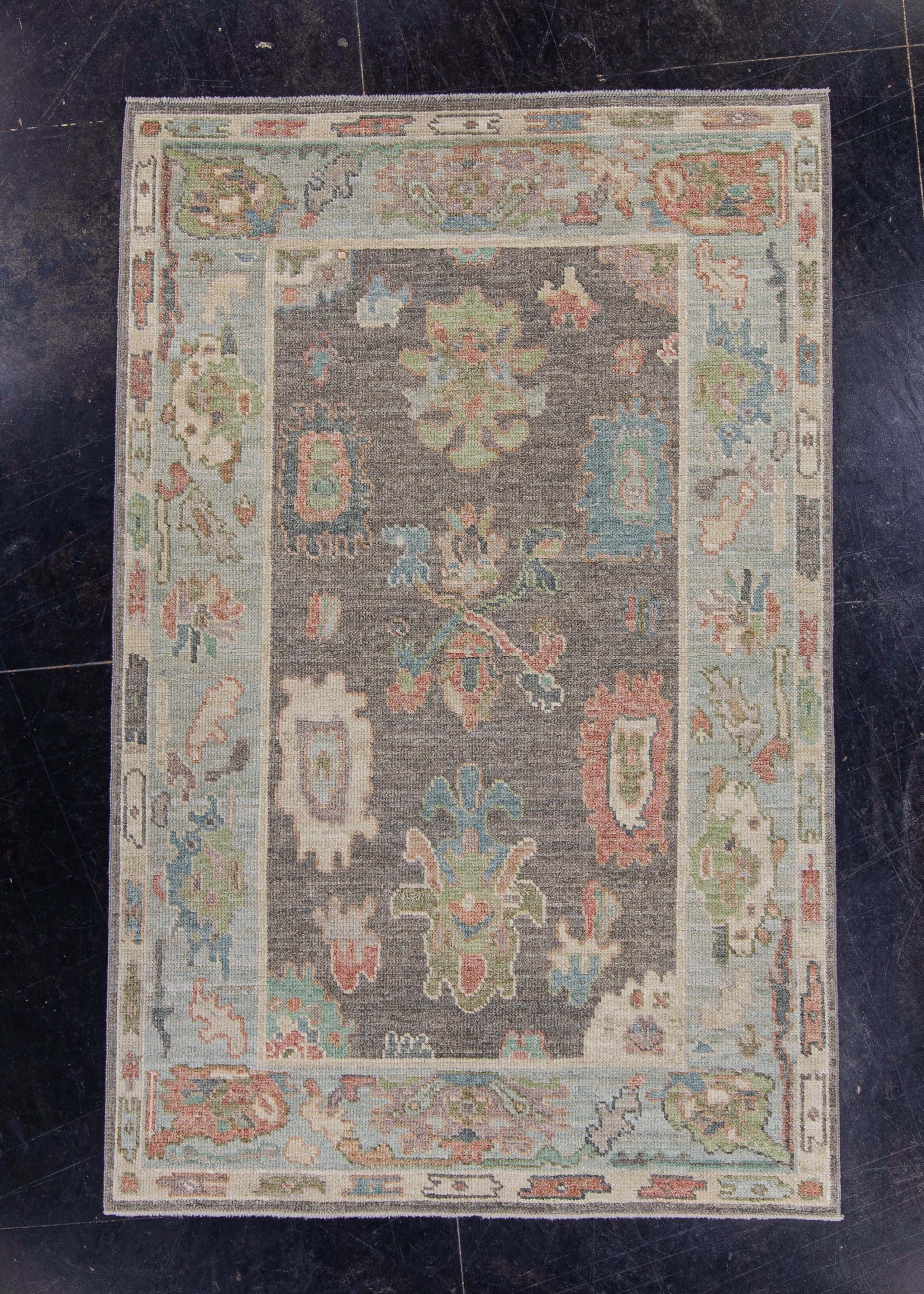 Turkish Oushak Rug 3'11" x 6' #16076