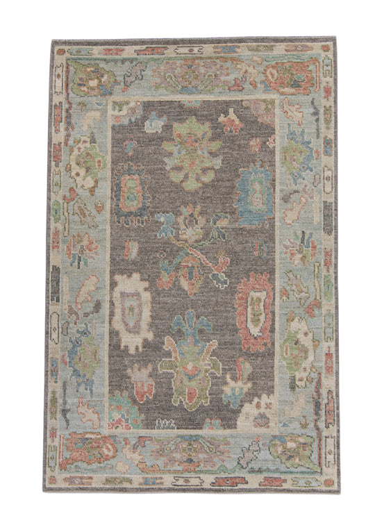 Turkish Oushak Rug 3'11" x 6' #16076