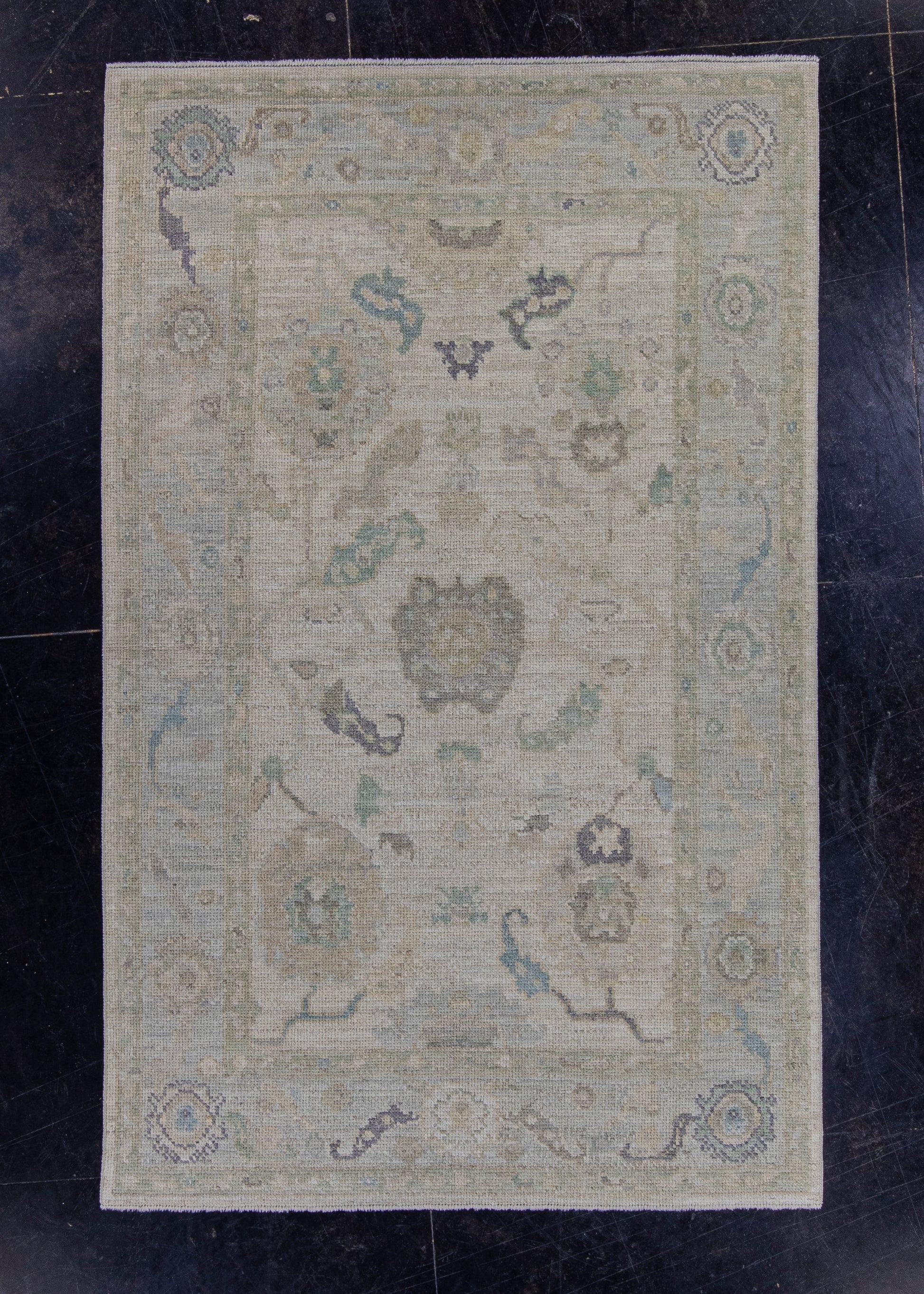 Turkish Oushak Rug 3'11" x 6'3" #16035