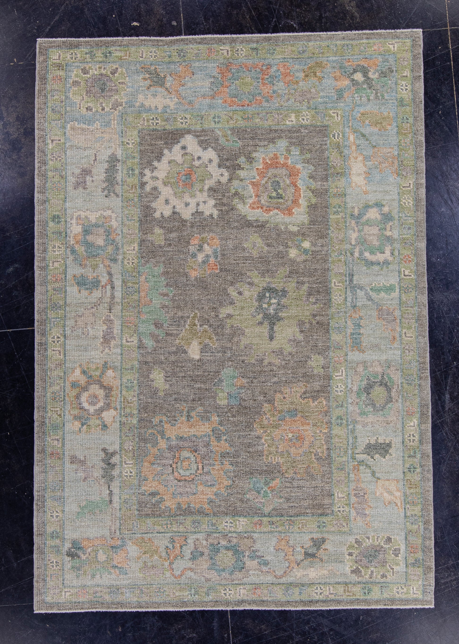 Turkish Oushak Rug 4'4" x 6'3" #16154
