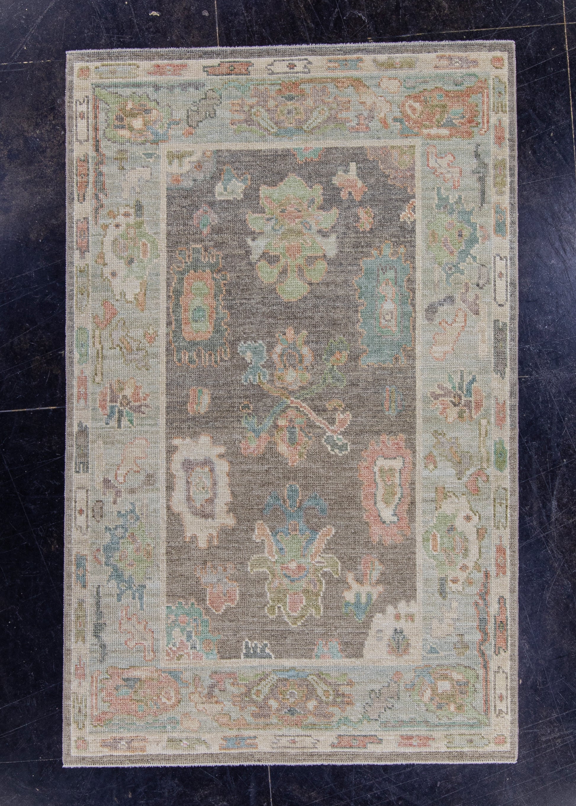 Turkish Oushak Rug 3'10" x 6'1" #16063