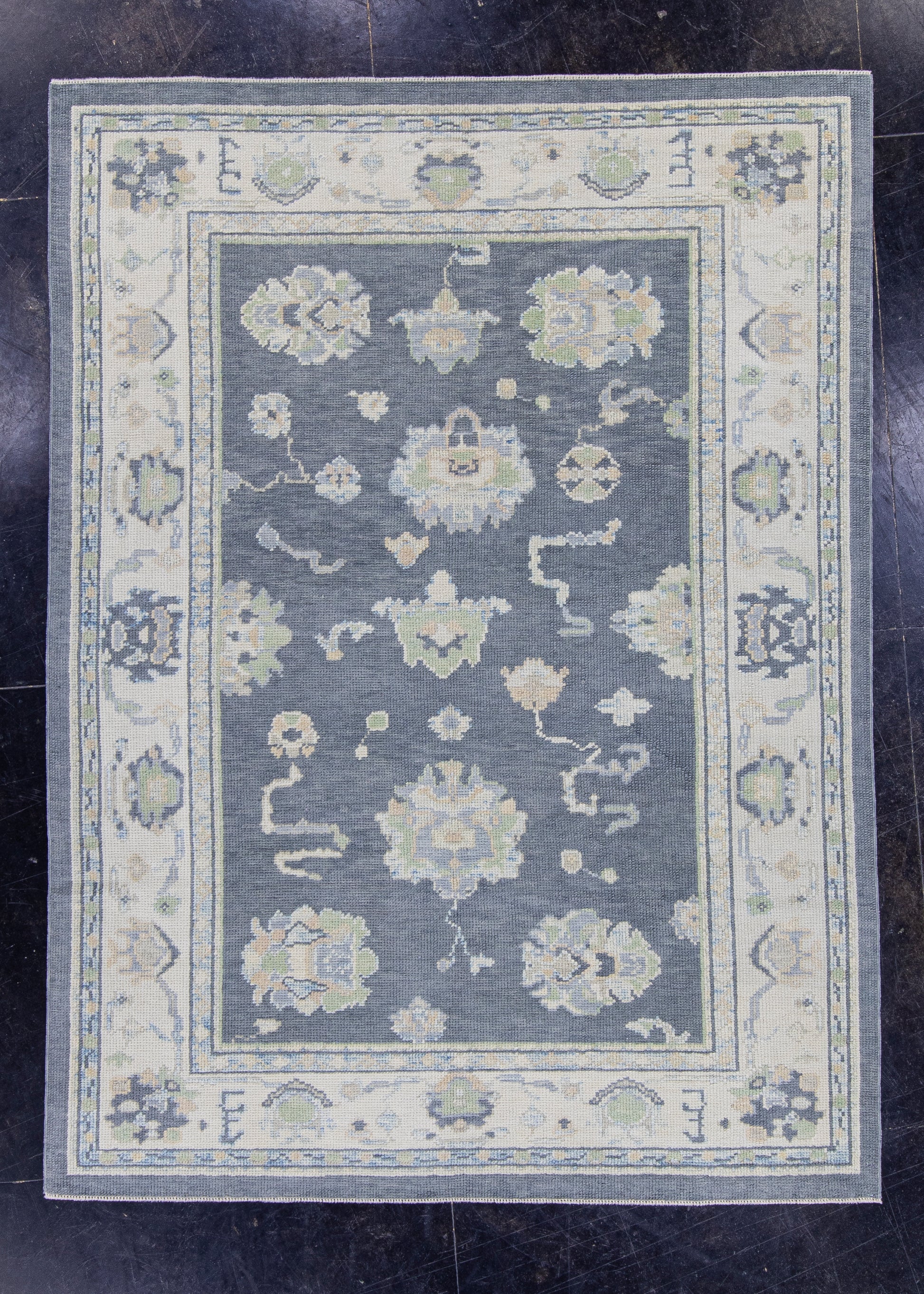 Turkish Oushak Rug 5' x 6'10" #16630