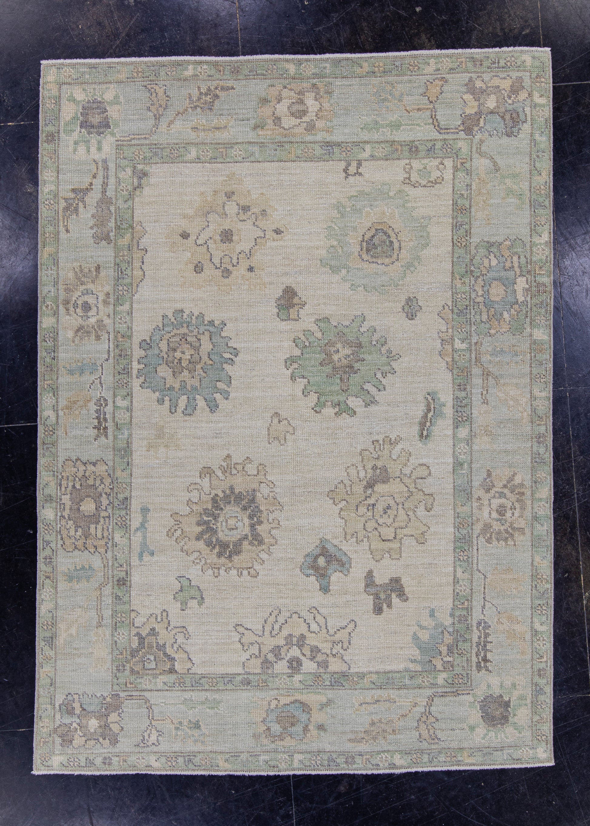 Turkish Oushak Rug 5'1" x 7' #16437
