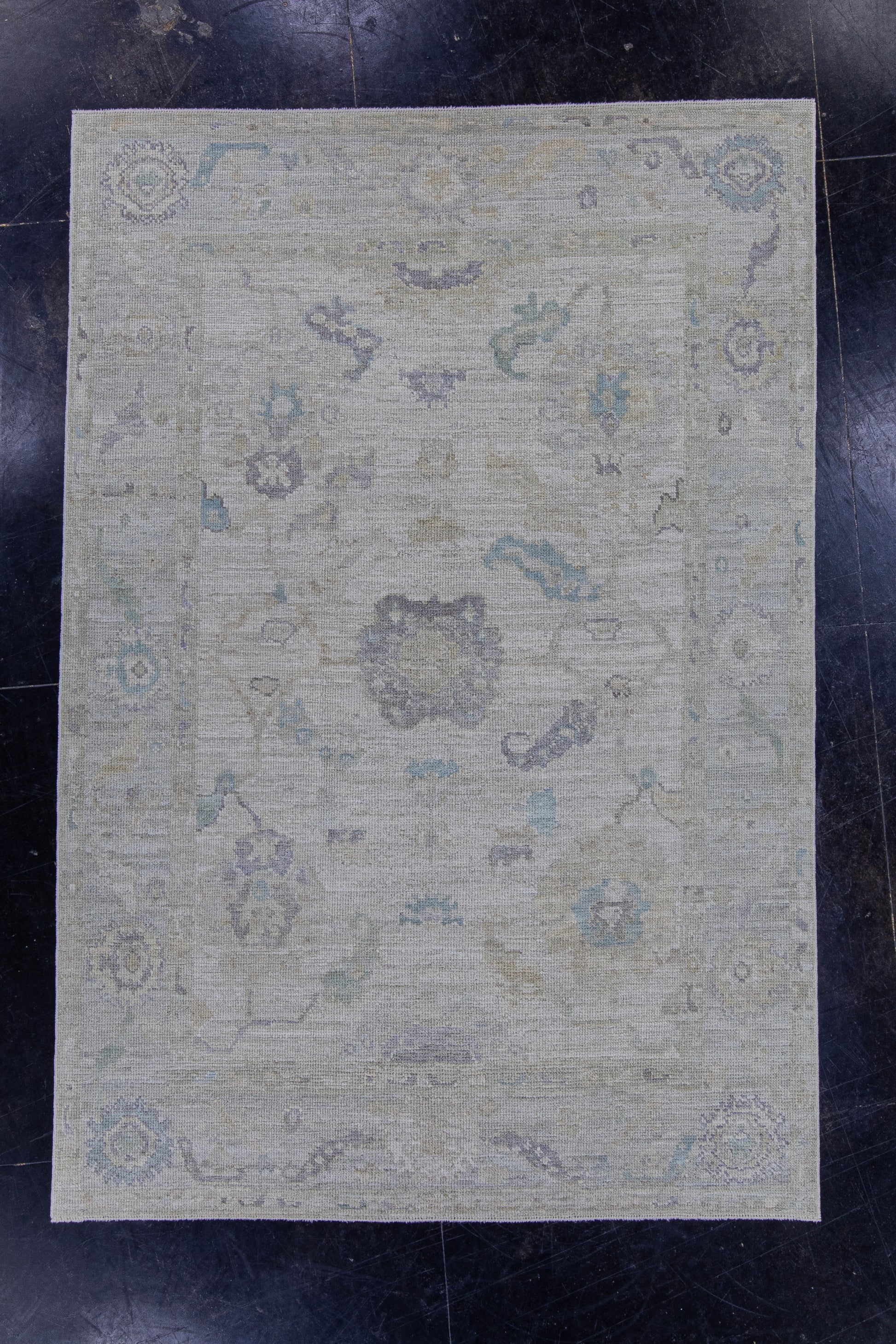 Turkish Oushak Rug 4'10" x 7'1" #16459