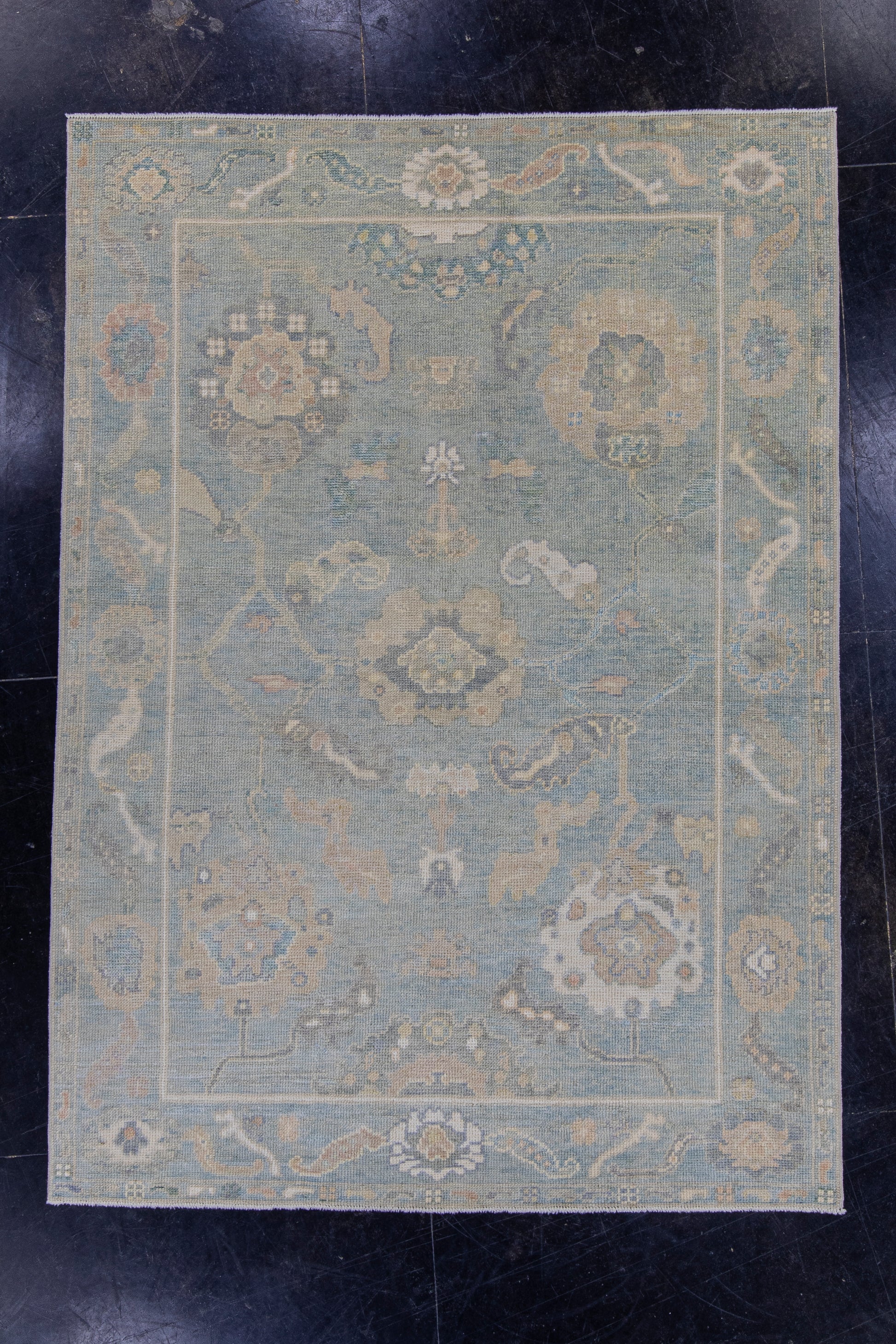 Turkish Oushak Rug 5' x 6'11" #16555