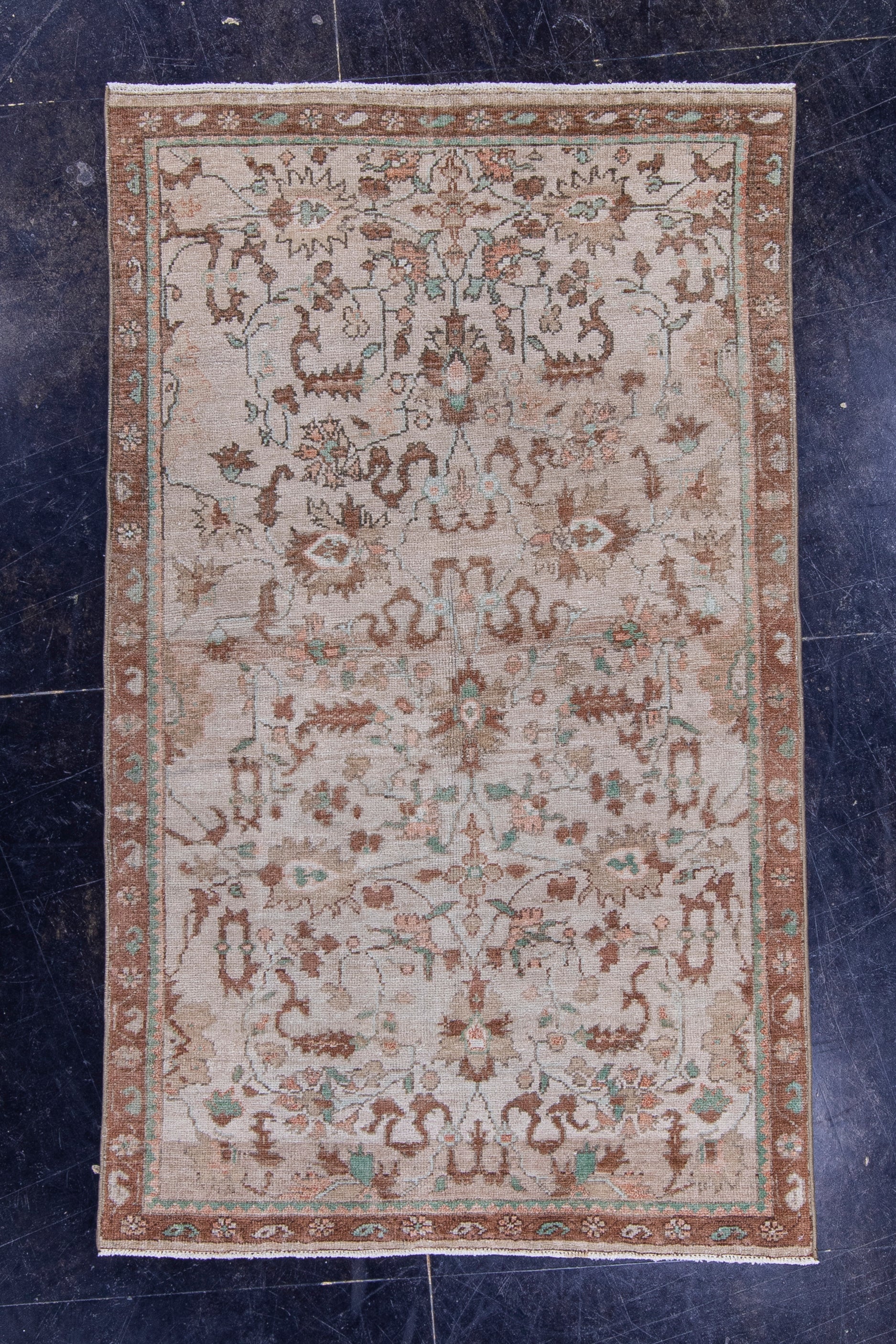 Turkish Vintage Anatolian Rug 3'6" x 5'11" #16809