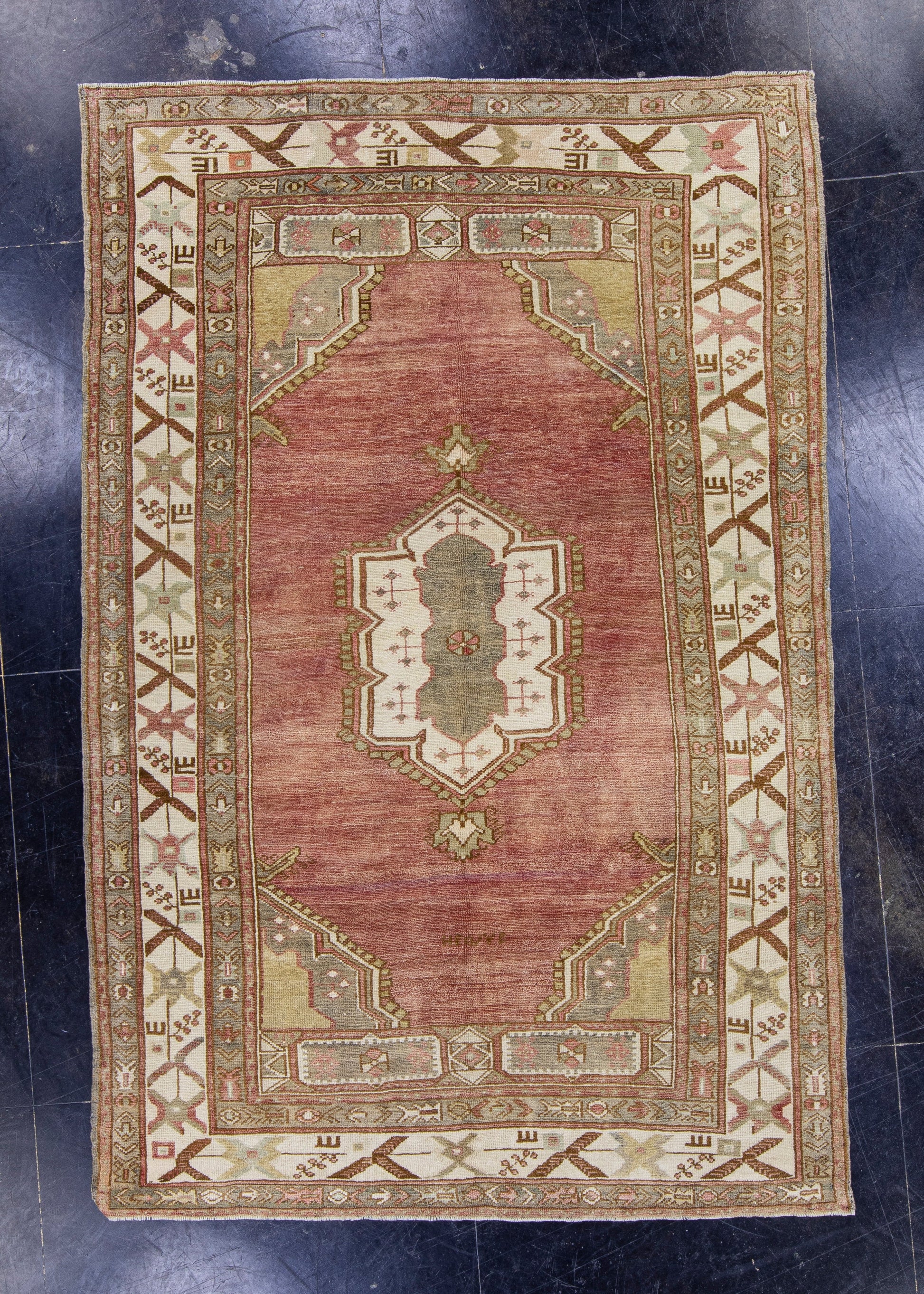 Turkish Vintage Anatolian Rug 5'3" x 7'11" #16854