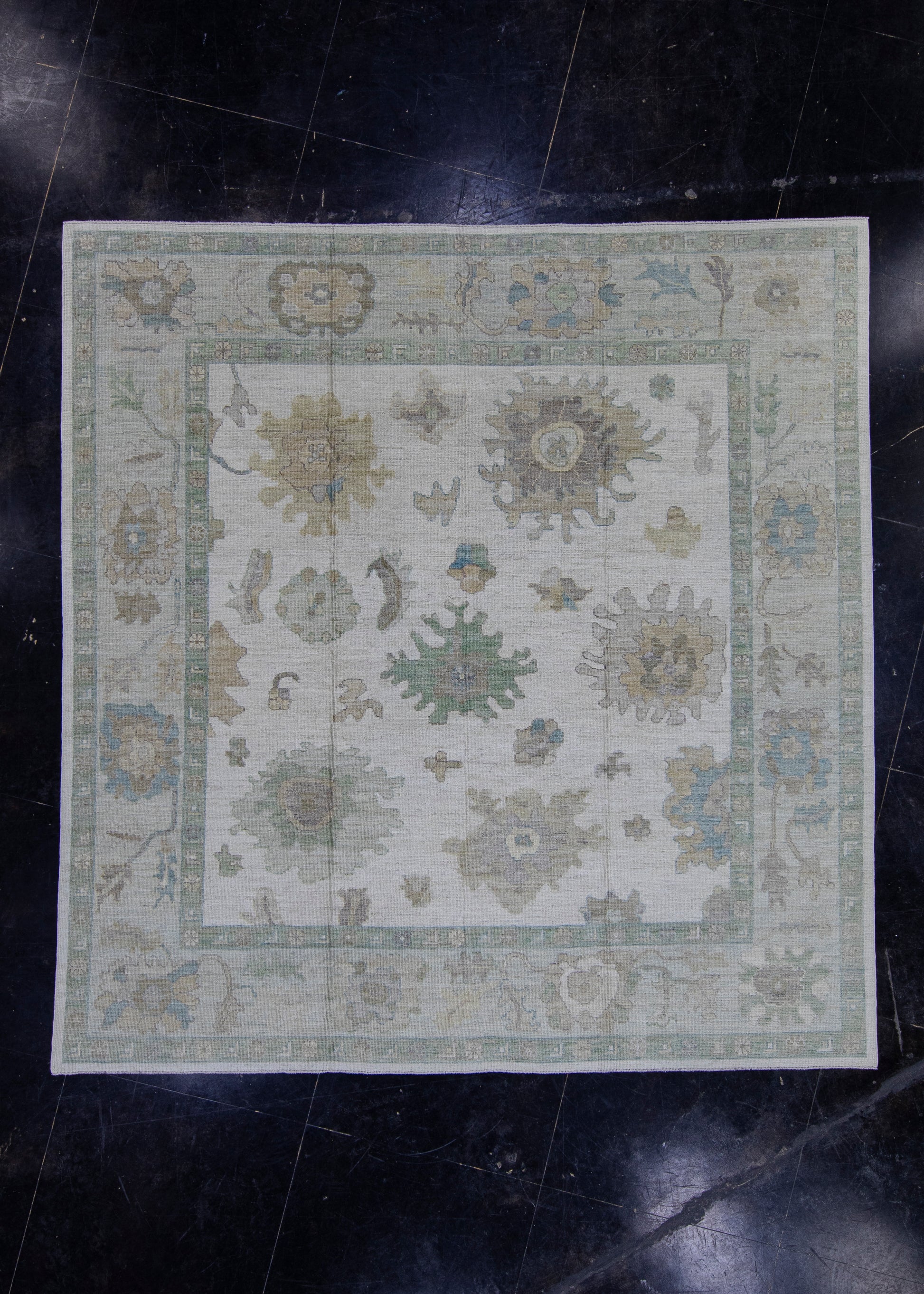 Square Turkish Oushak Rug 10'1" x 10'6" #16155