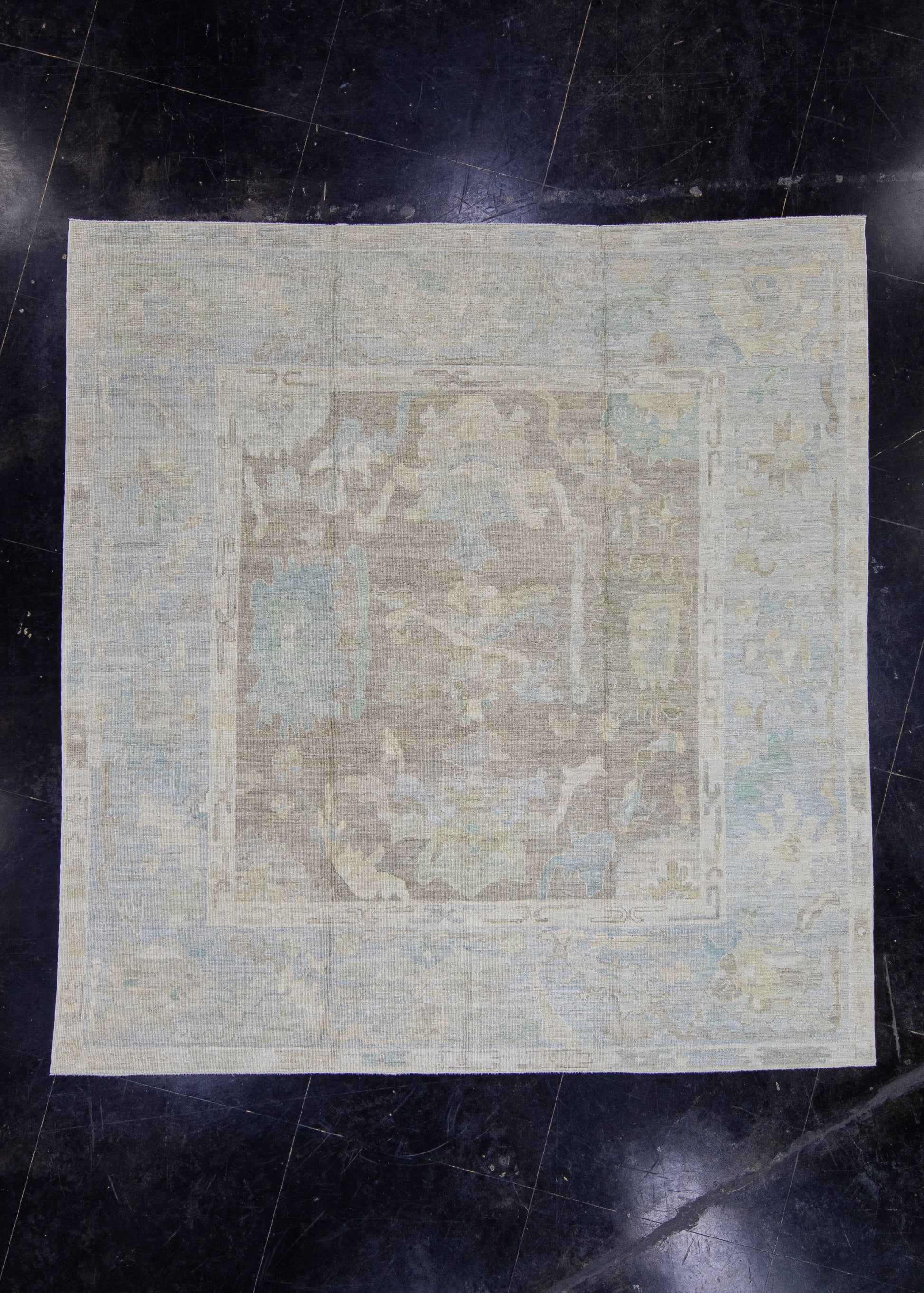 Square Turkish Oushak Rug 10' x 10'6" #16479