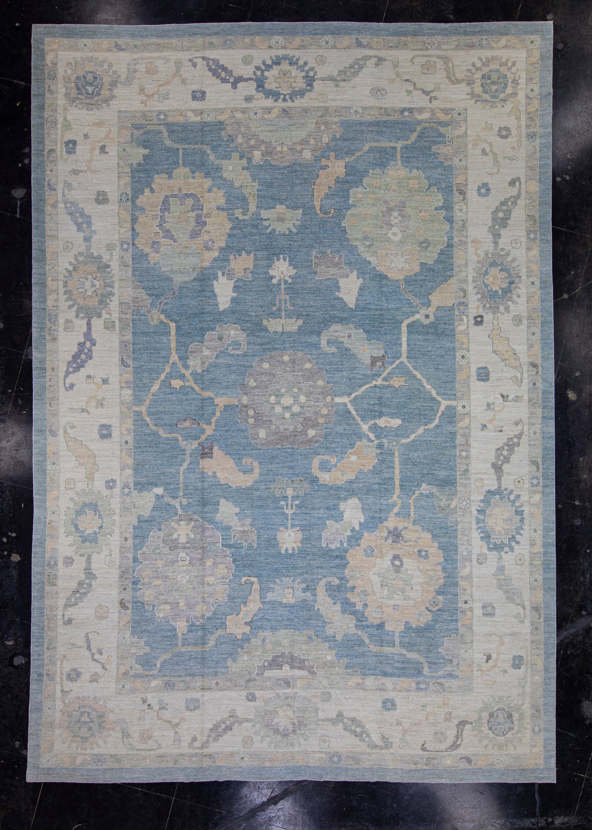 Turkish Oushak Rug 12'1" x 17'5" #16475