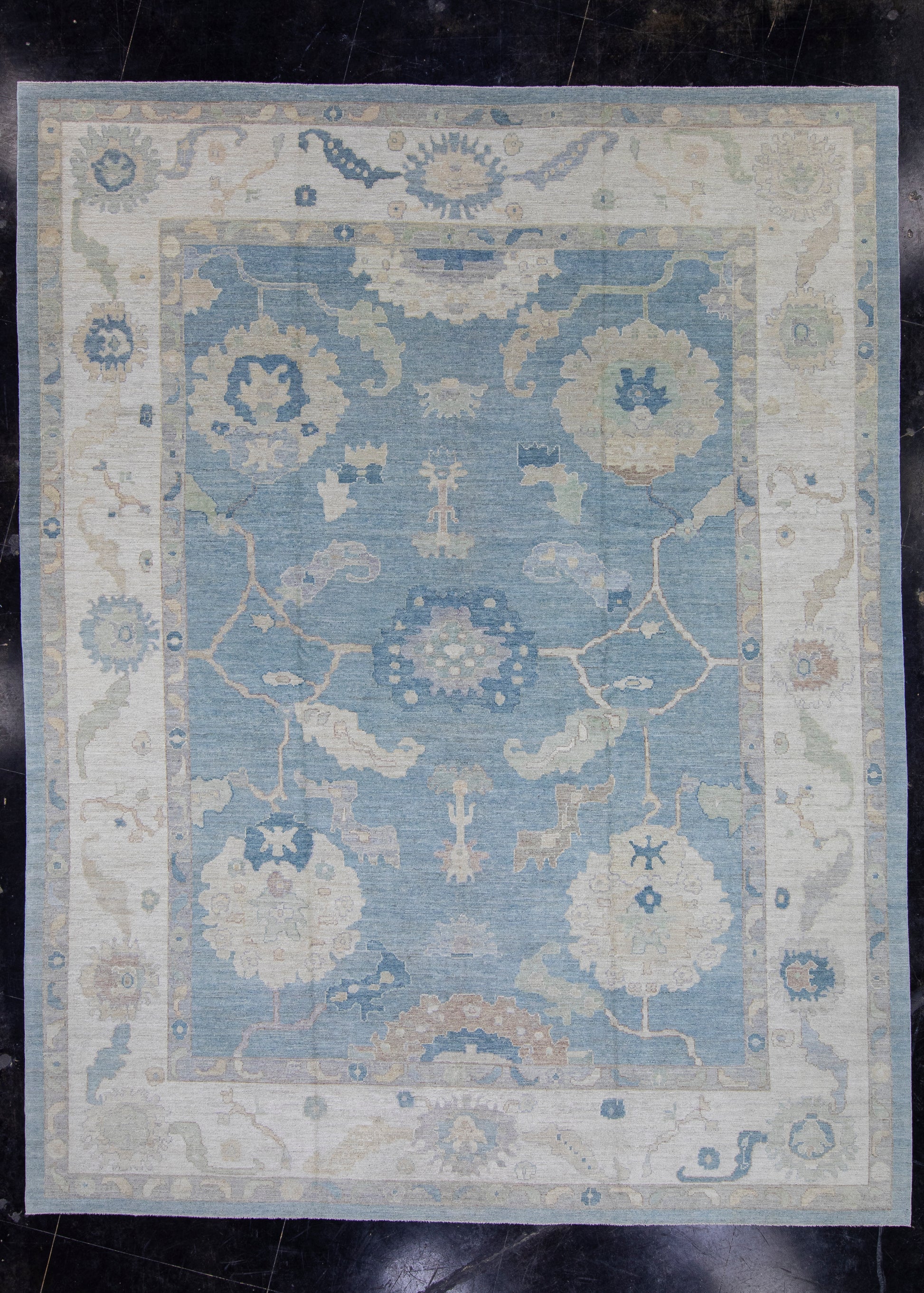 Turkish Oushak Rug 12'1" x 15'6" #16081