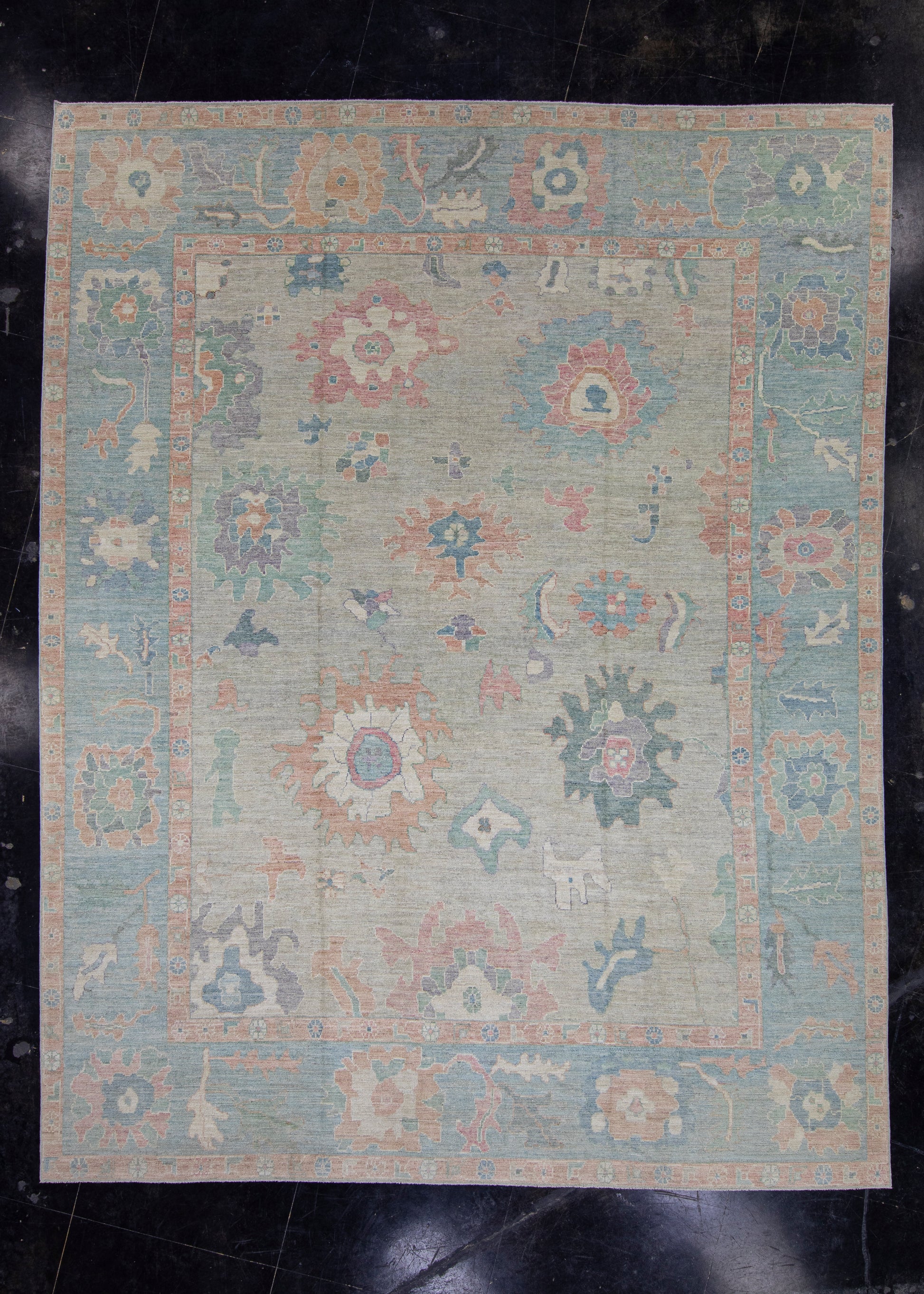 Turkish Oushak Rug 12'2" x 15'5" #16440