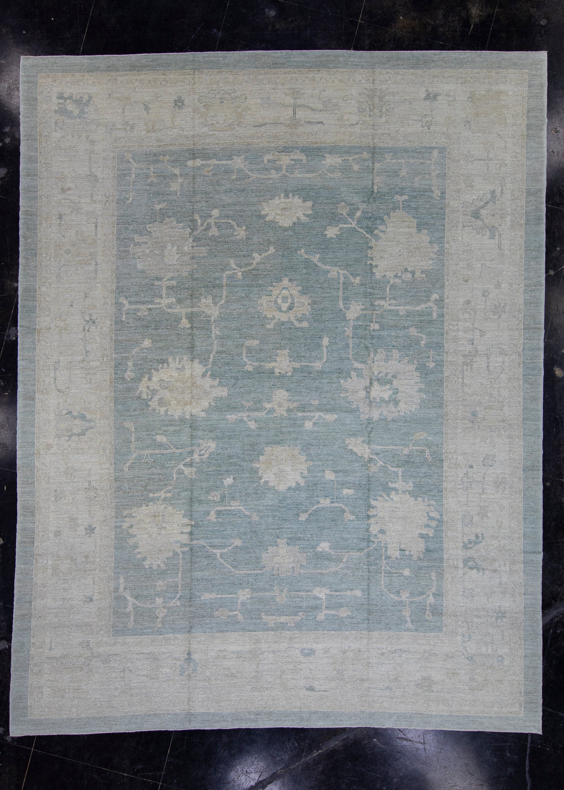 Turkish Oushak Rug 12'1" x 15'5" #16520