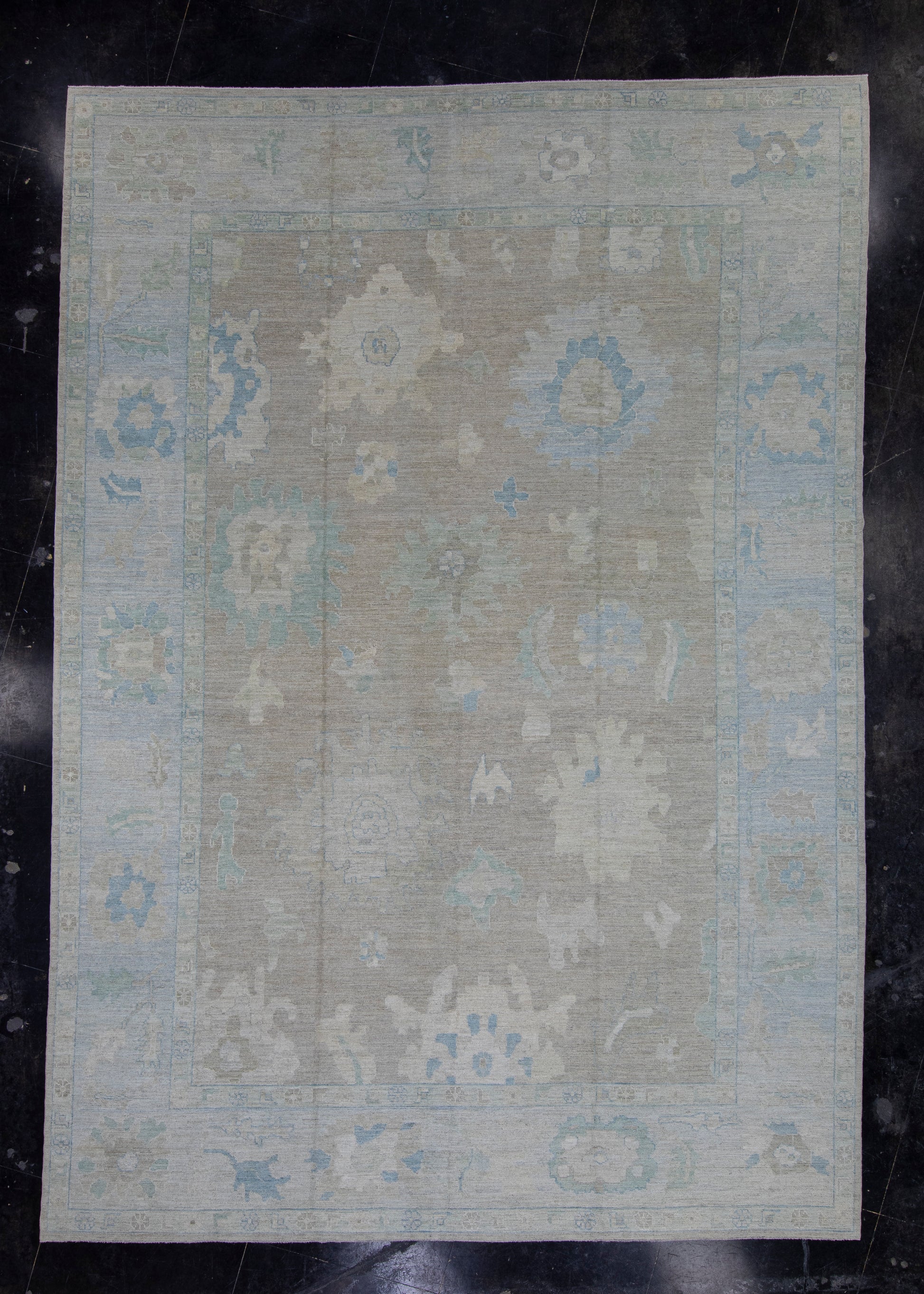 Turkish Oushak Rug 12'4" x 17'5" #16066
