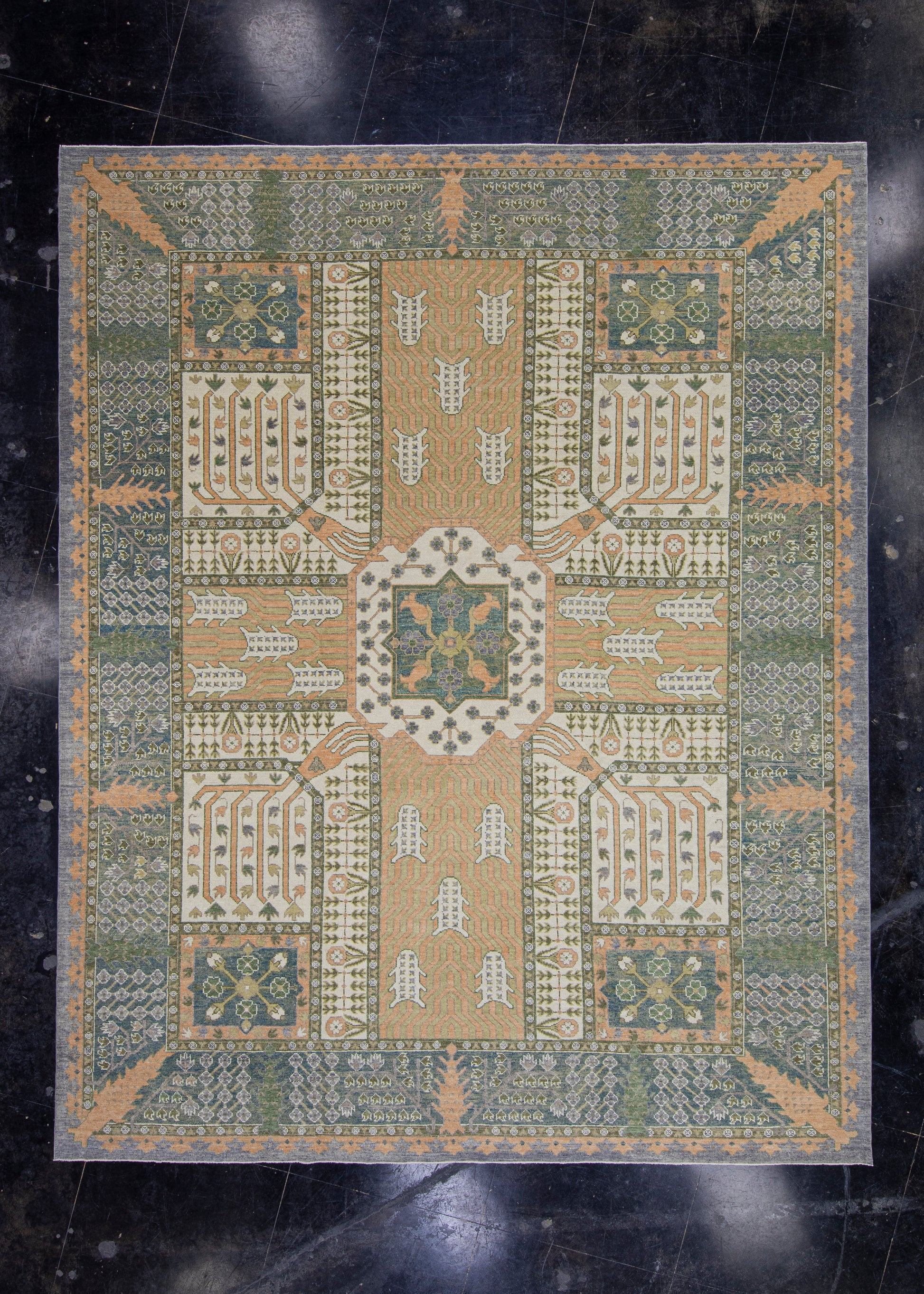 Turkish Oushak Rug 12'3" x 15'4" #16729