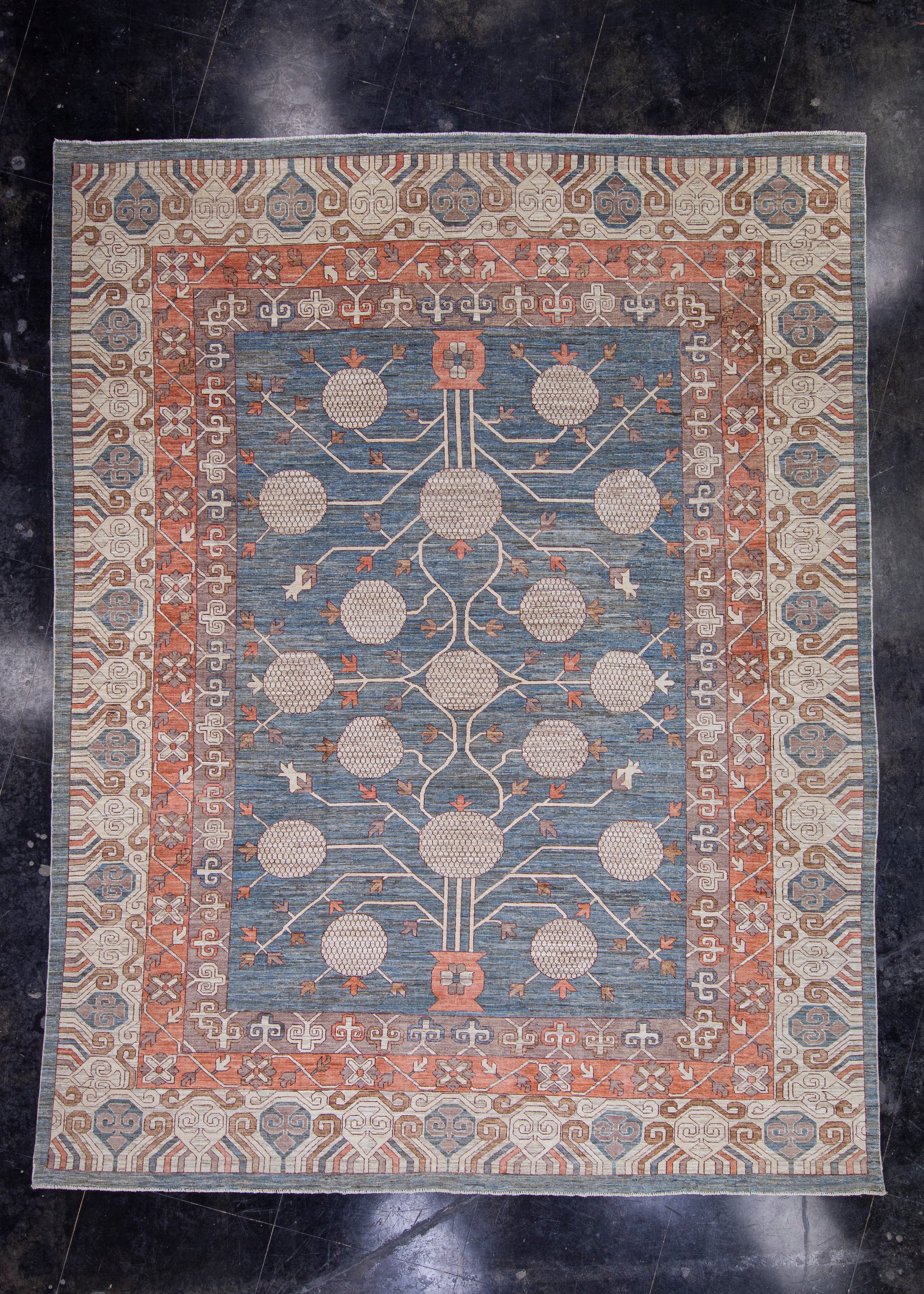 Oriental Hand Knotted Oushak Rug 13'2" x 16'11" #9033
