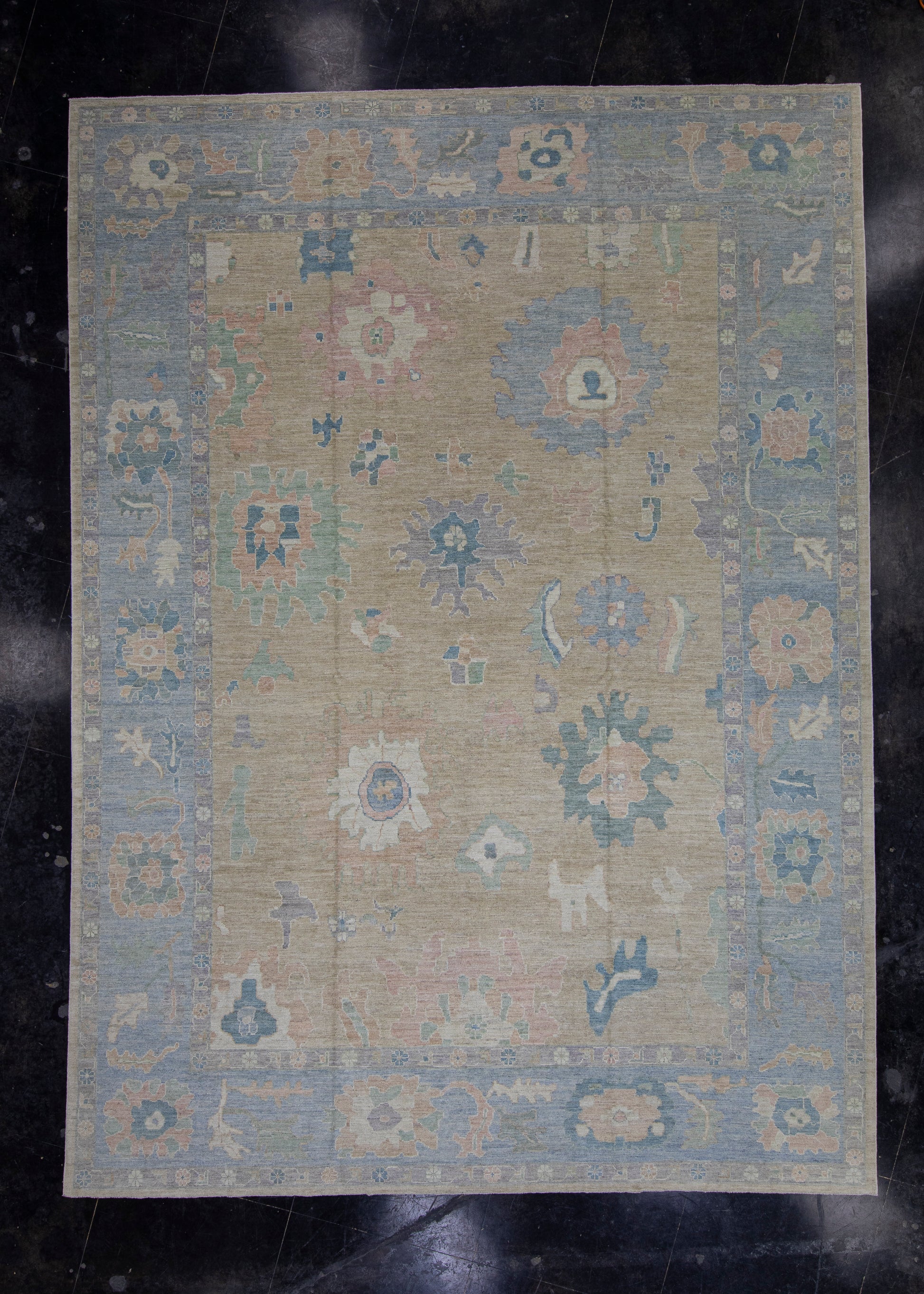 Turkish Oushak Rug 12'9" x 17'7" #16450