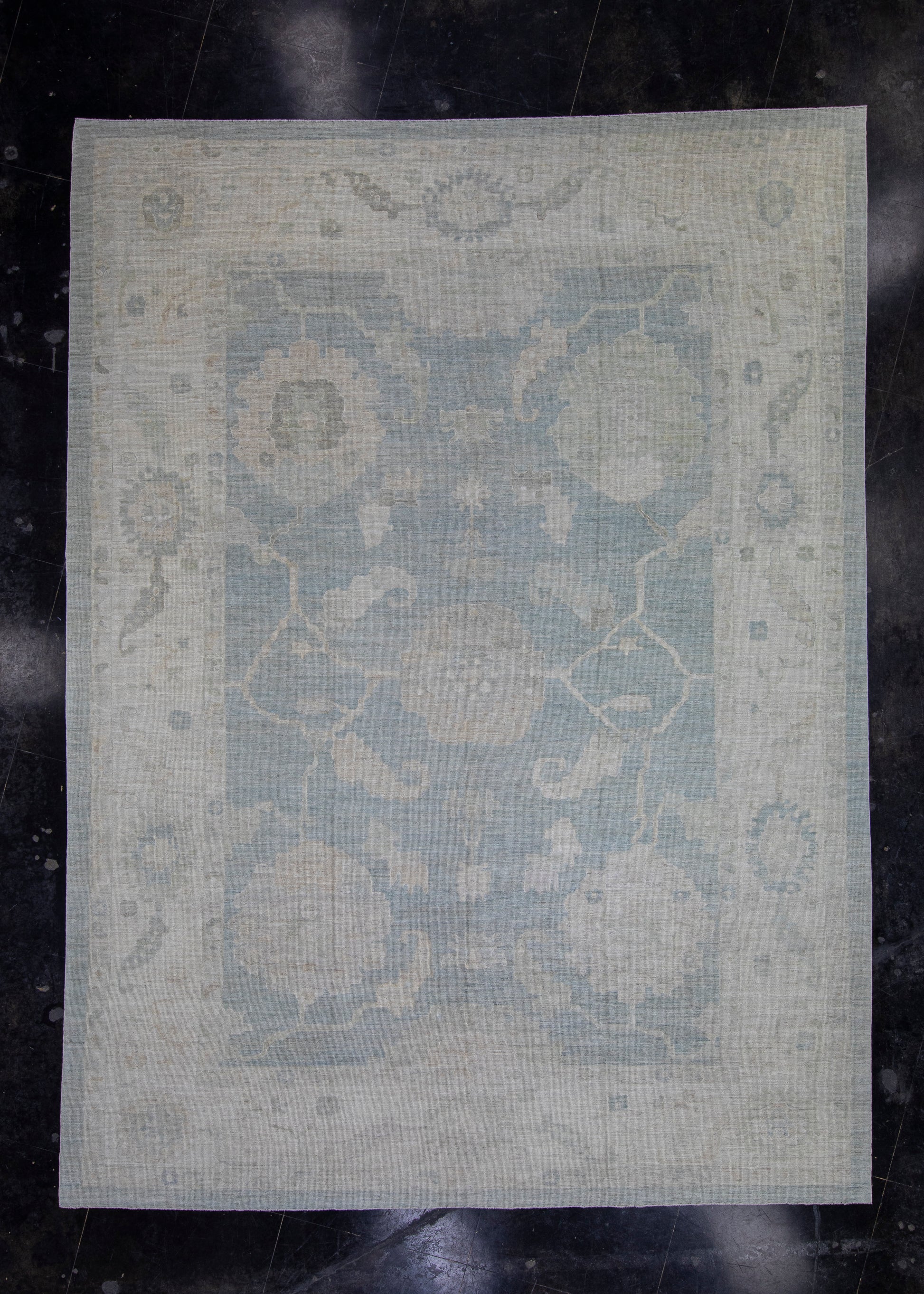 Turkish Oushak Rug 12'9" x 17'3" #16041