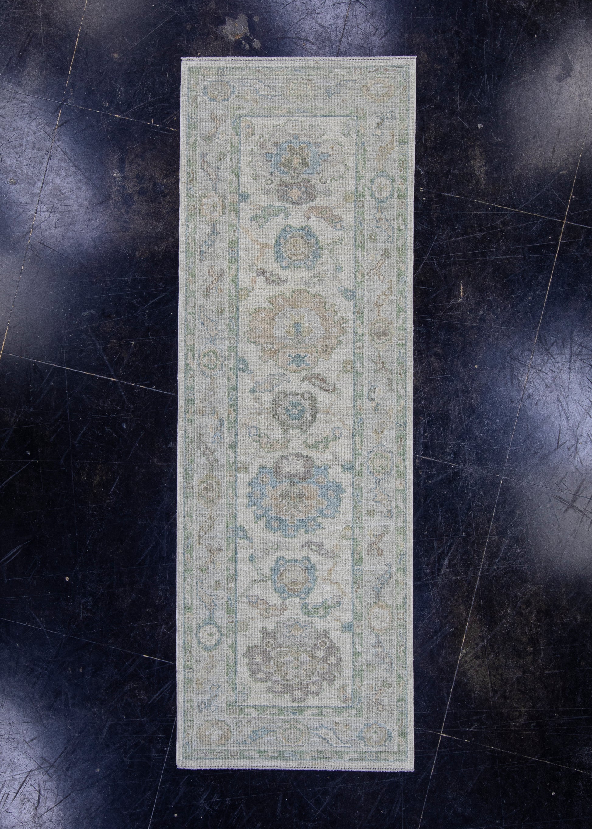 Turkish Oushak Runner Rug 2'9" x 8'1" #16349