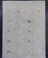 Turkish Oushak Rug 4'11" x 6'7" #16979