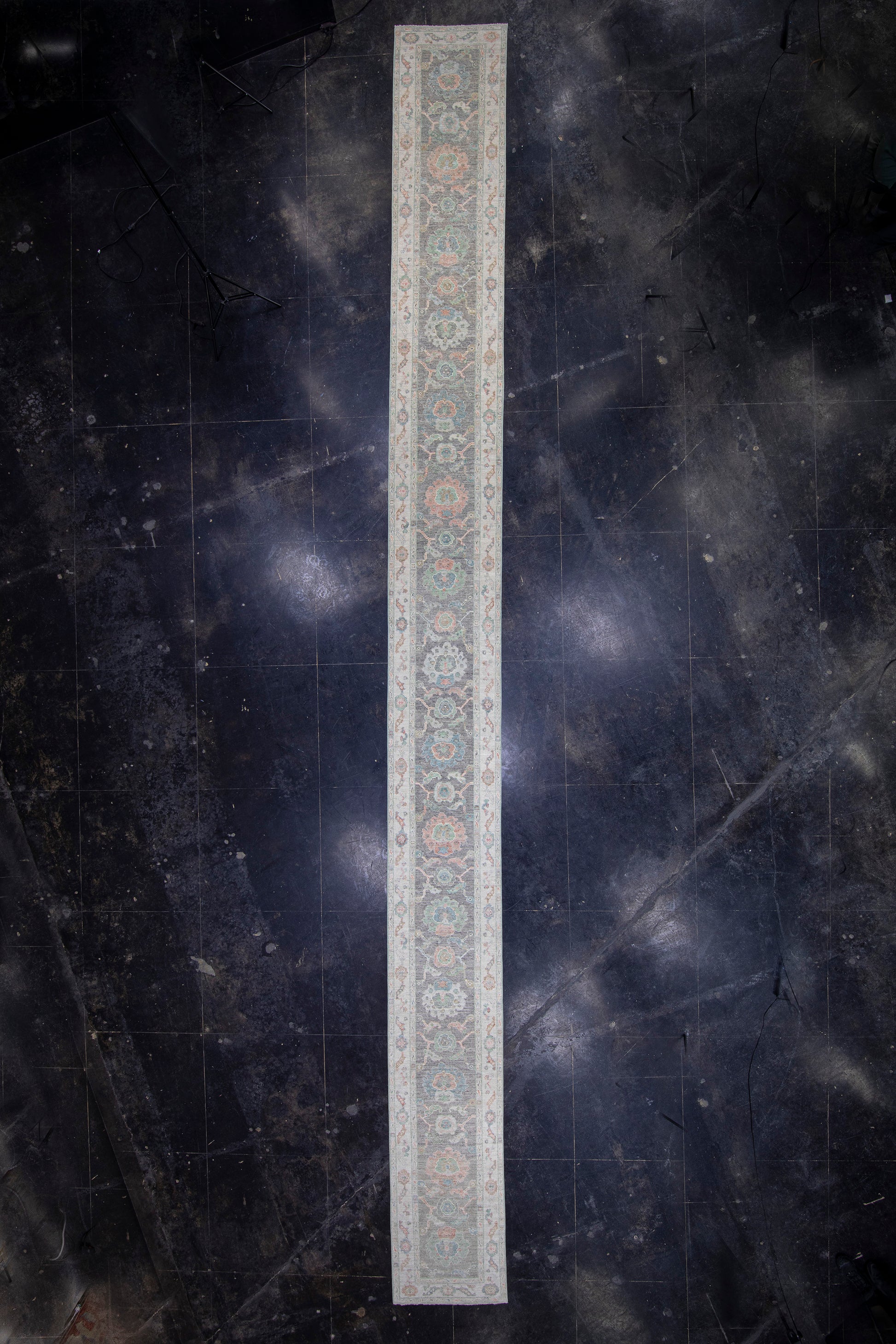Turkish Oushak Runner Rug 2'9" x 31'1" #16218