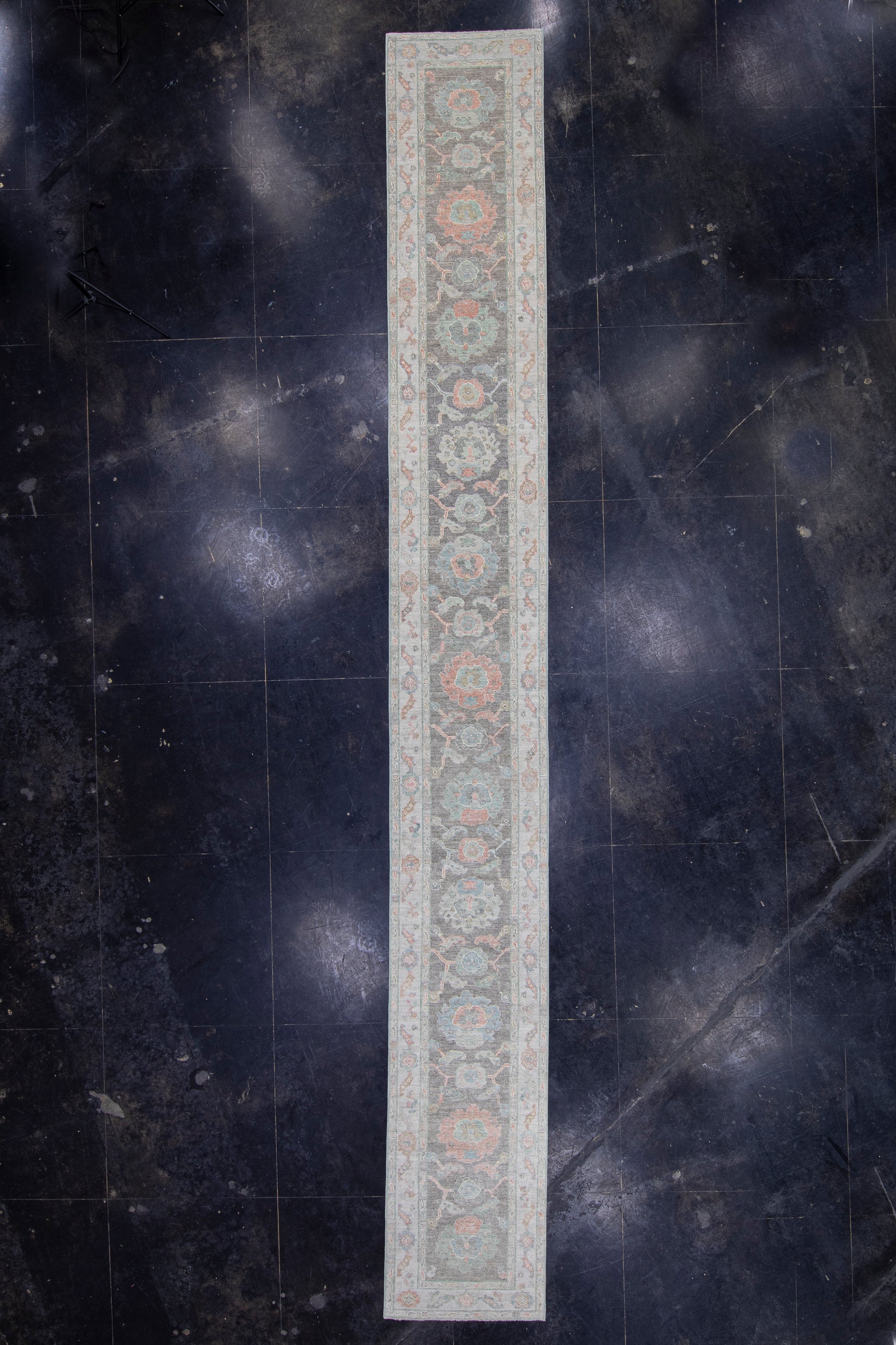 Turkish Oushak Runner Rug 2'10" x 22'5" #16219
