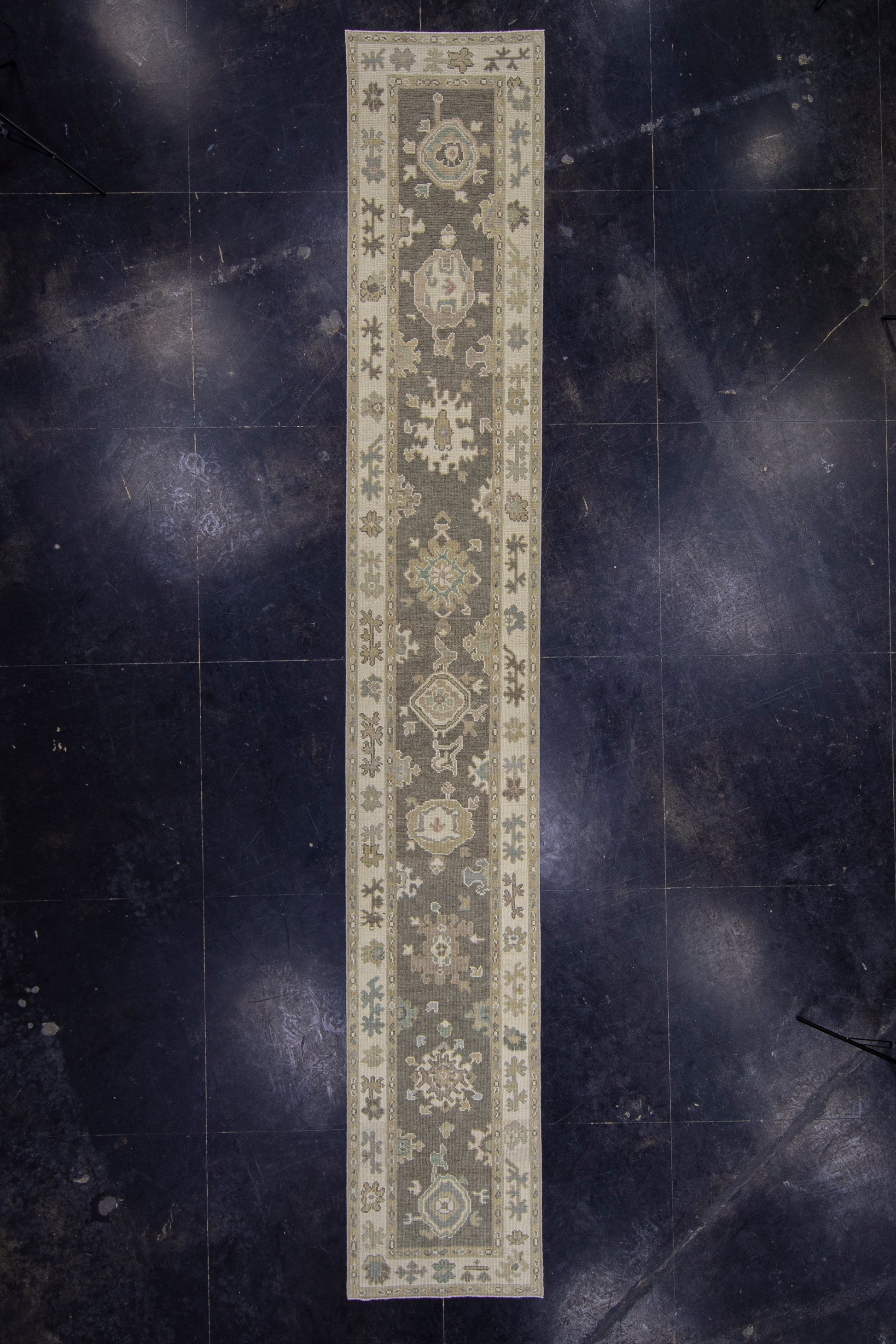 Turkish Oushak Runner Rug 2'6" x 16'2" #16675