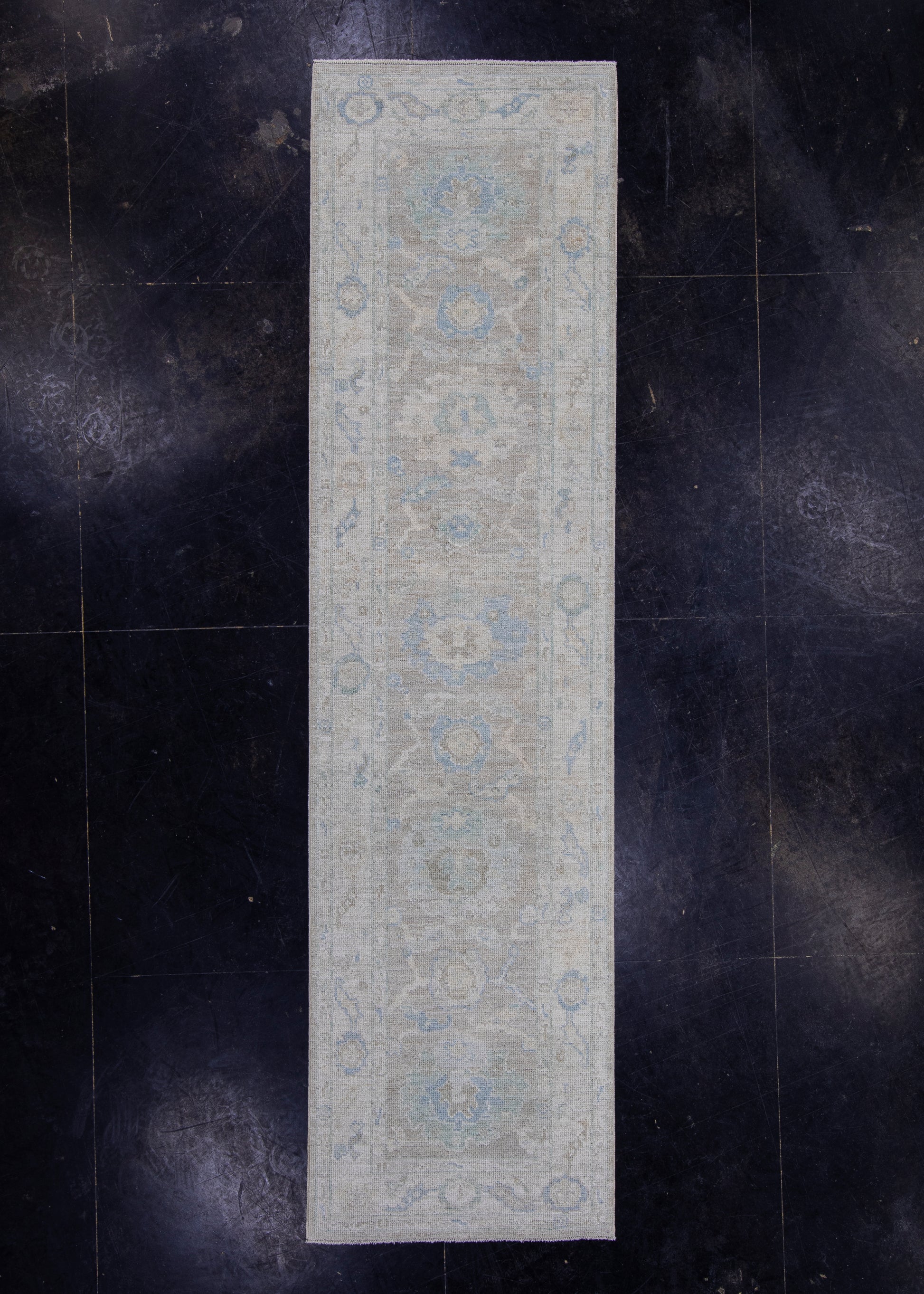 Turkish Oushak Runner Rug 2'8" x 10'3" #16284