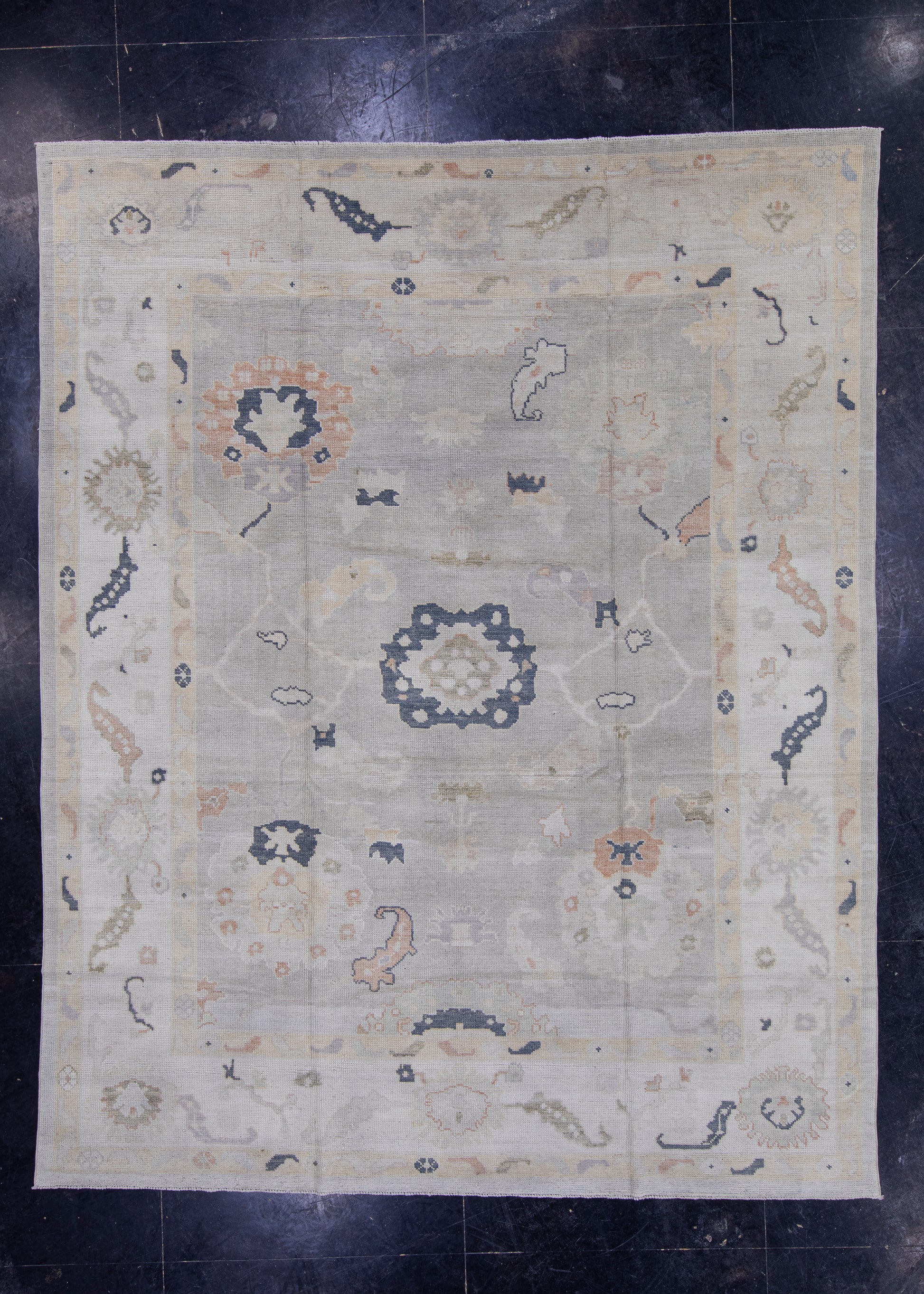 Turkish Oushak Rug 8'3" x 10'5" #16981