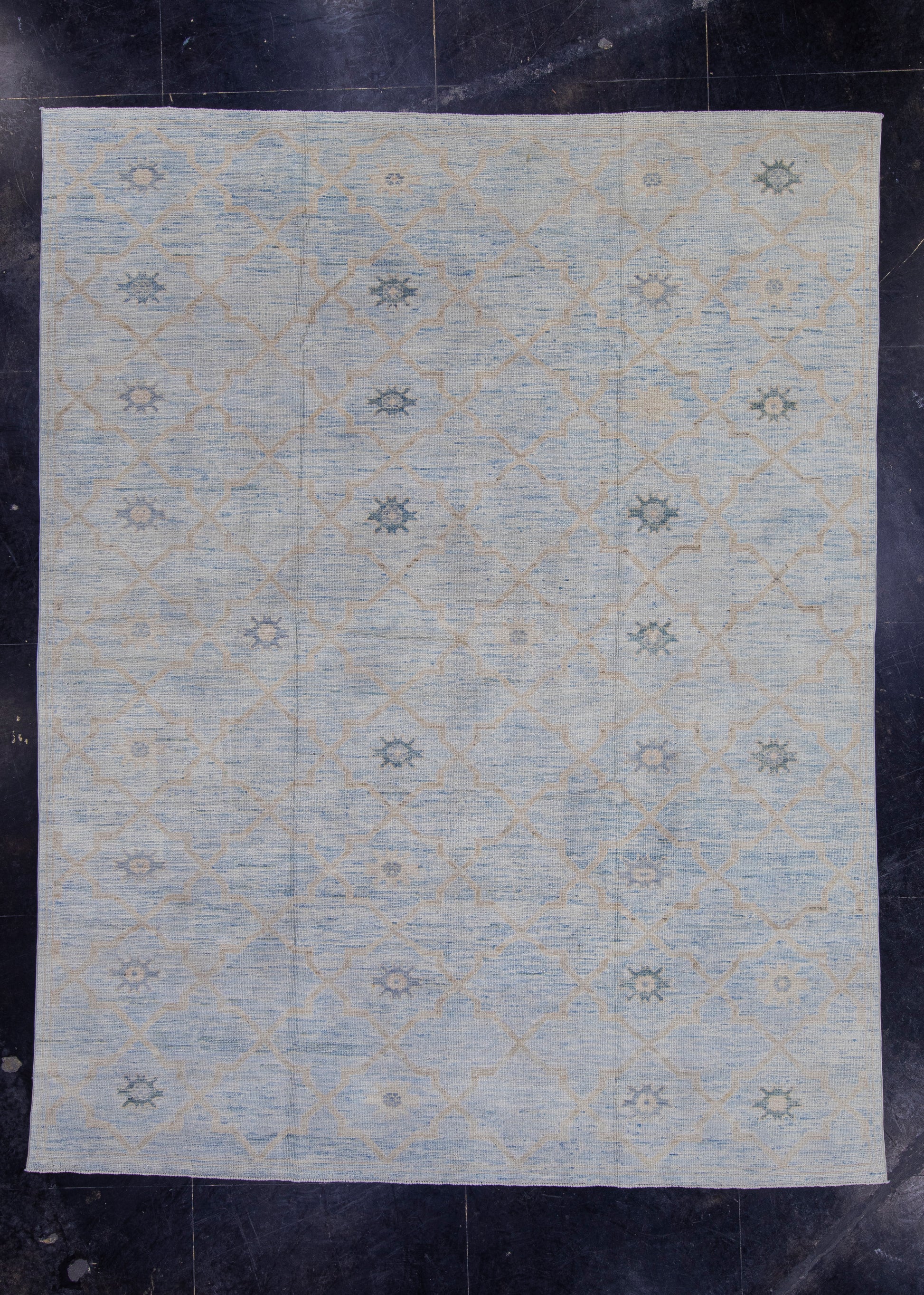 Turkish Oushak Rug 9'2" x 11'8" #16967