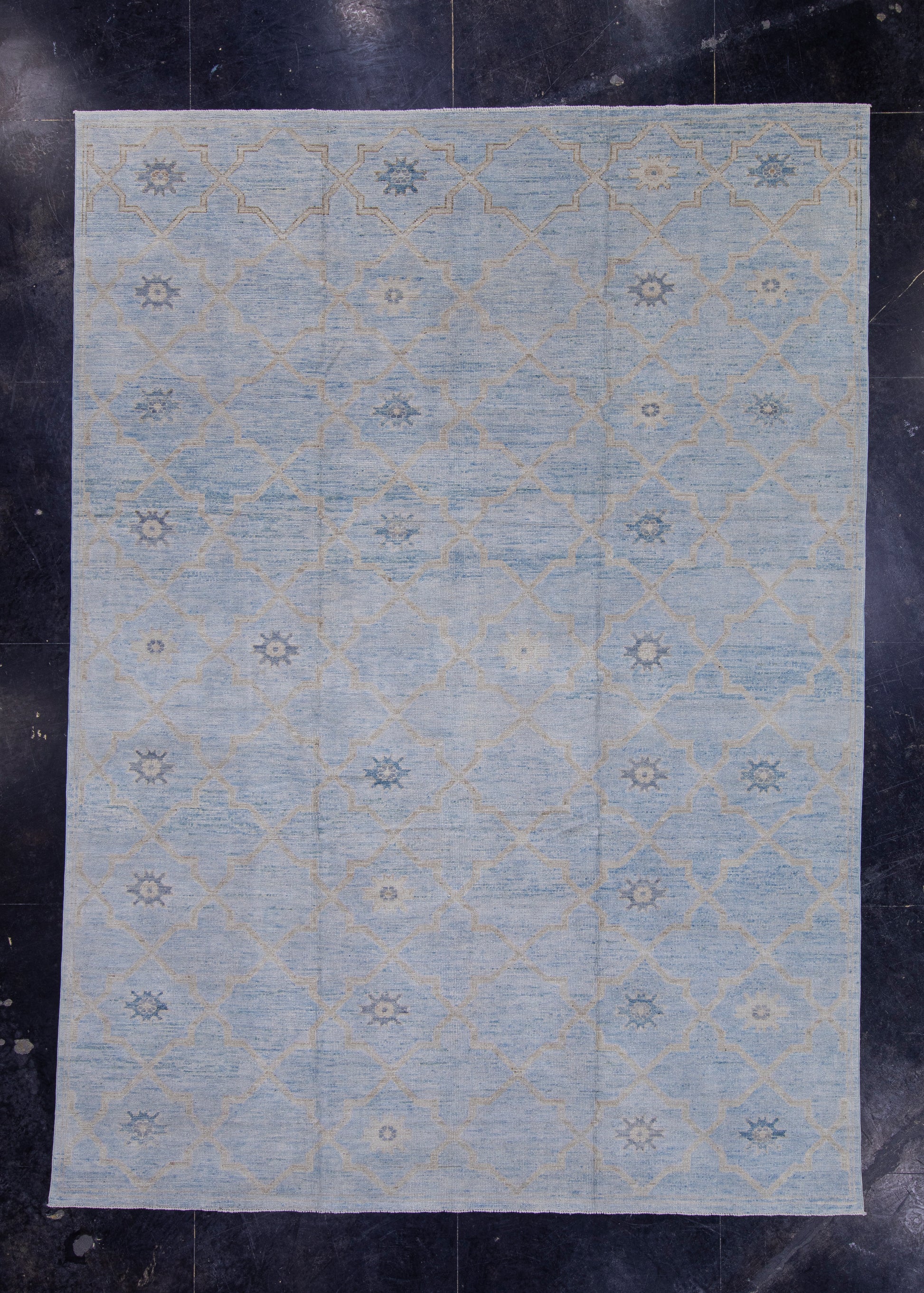 Turkish Oushak Rug 9'1" x 12'7" #16954
