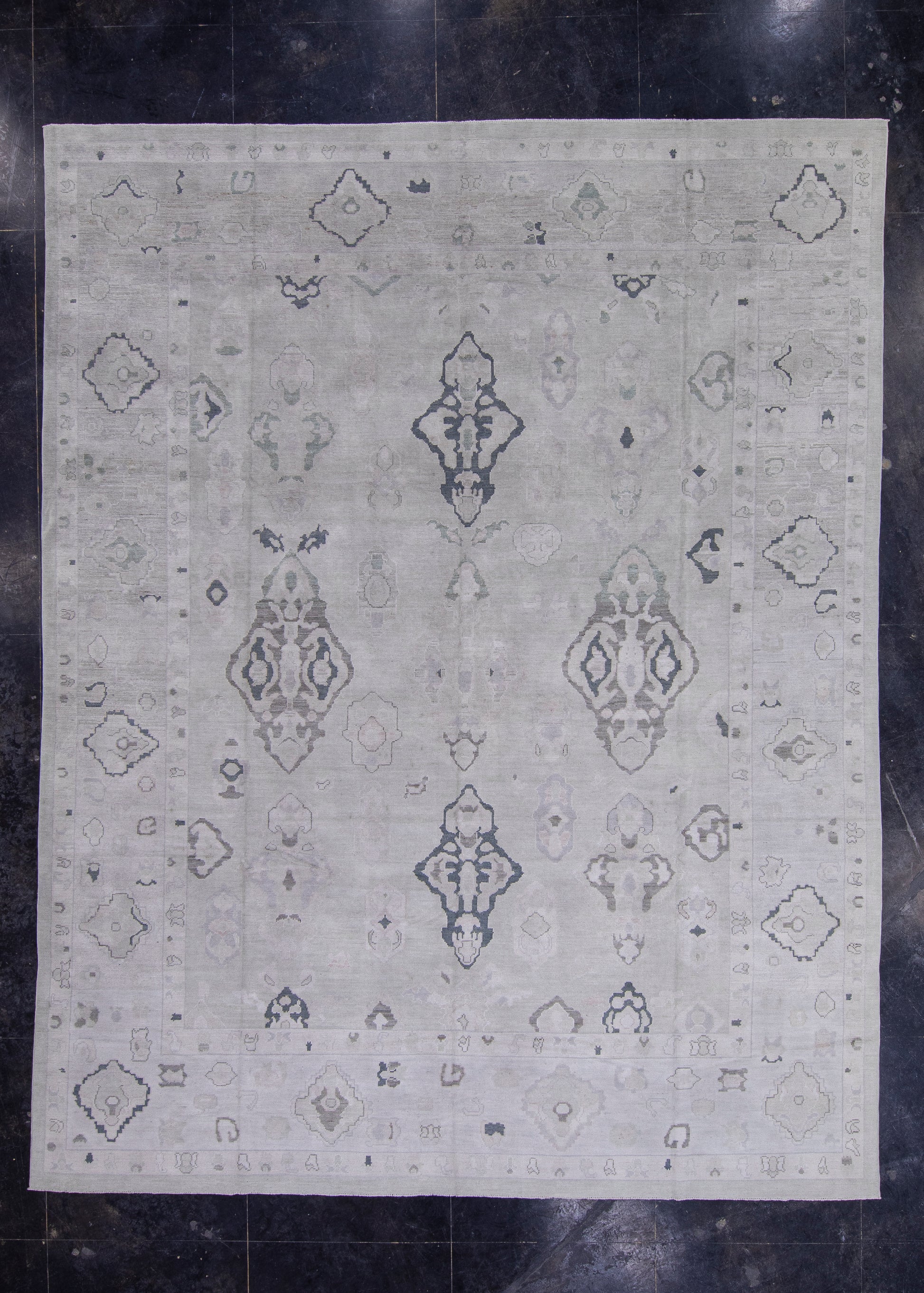 Turkish Oushak Rug 12'4" x 15'9" #16962