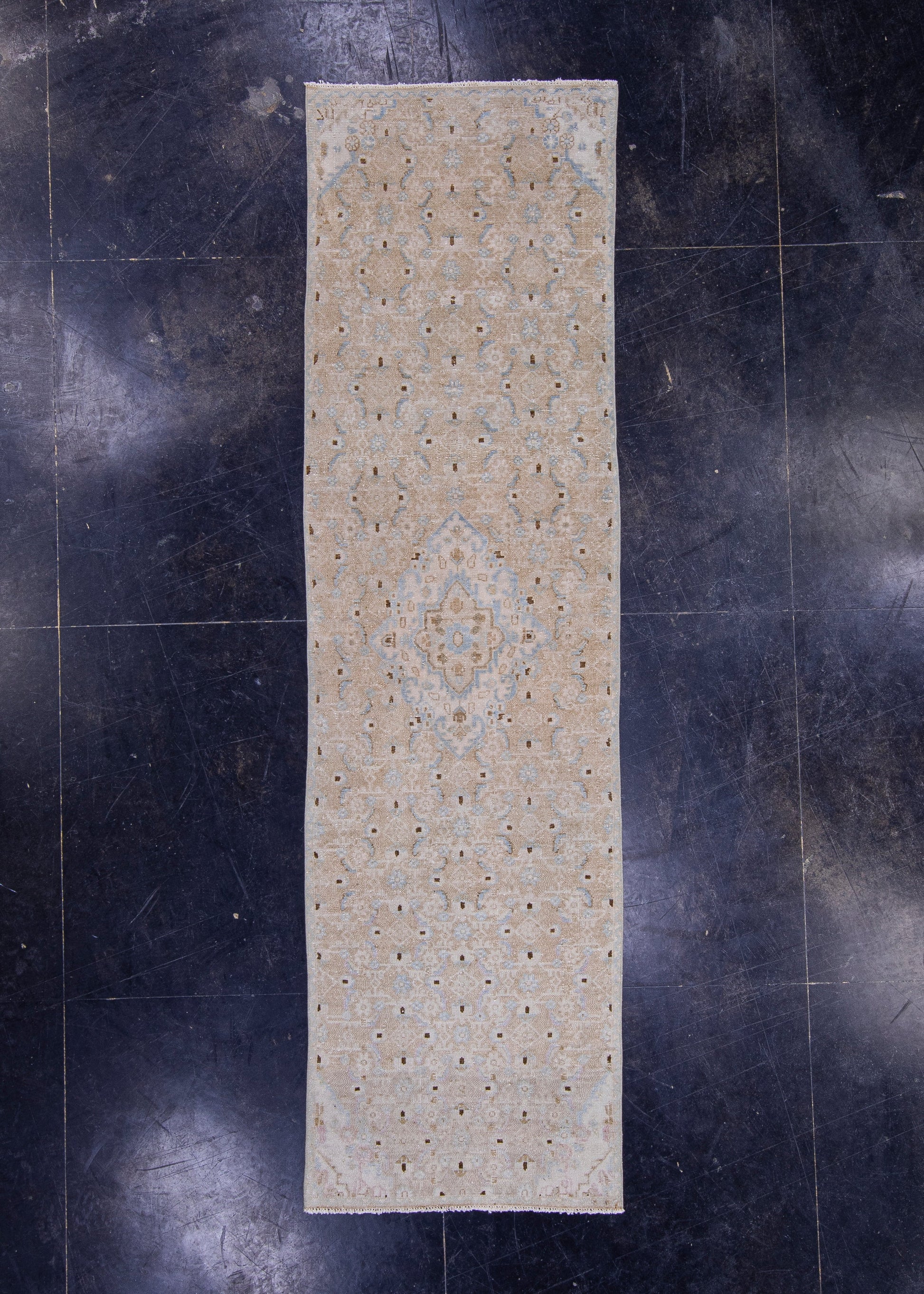 Turkish Vintage Anatolian Runner Rug 2'7" x 9'2" #7027