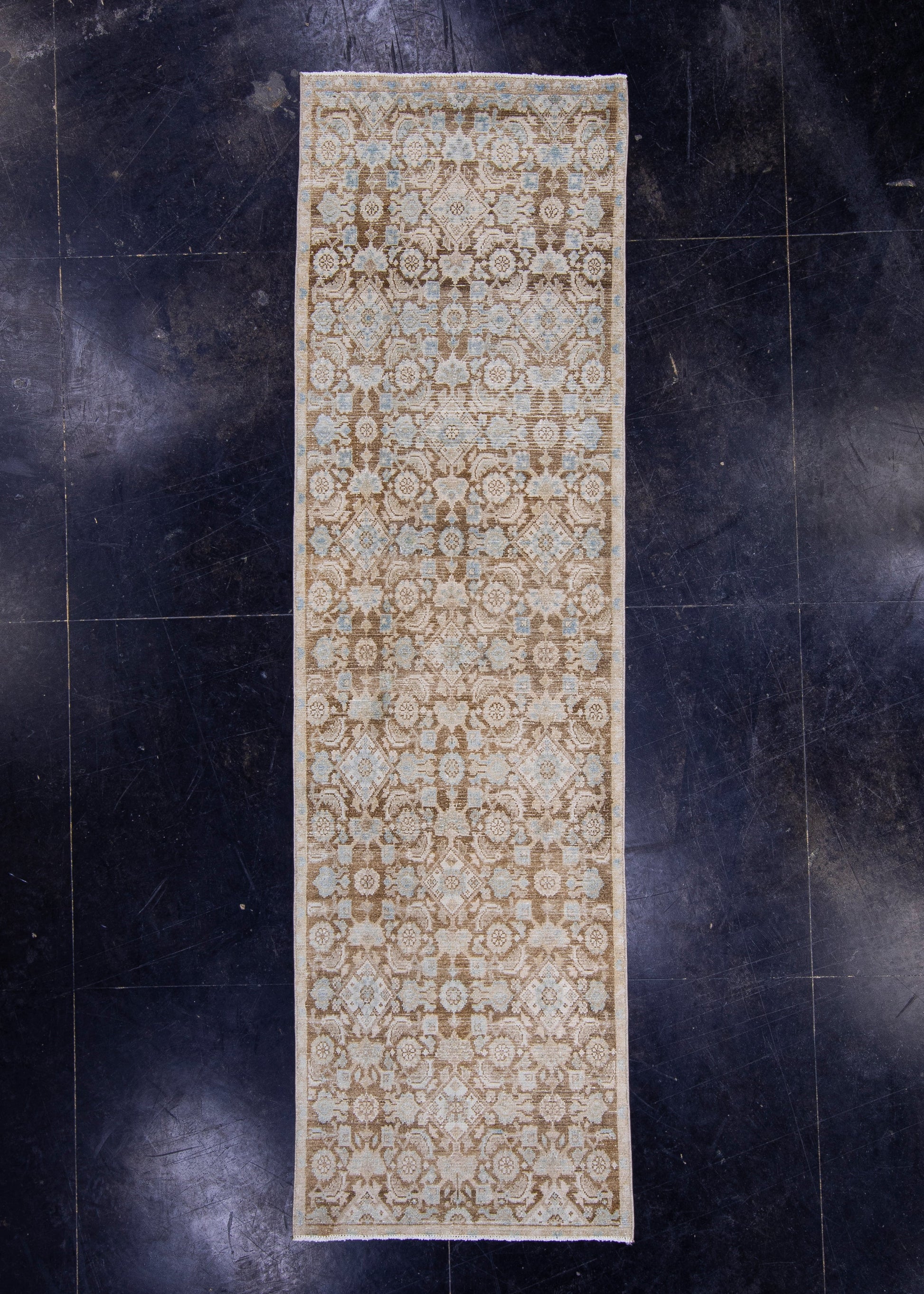 Turkish Vintage Anatolian Runner Rug 2'9" x 9'6" #7001