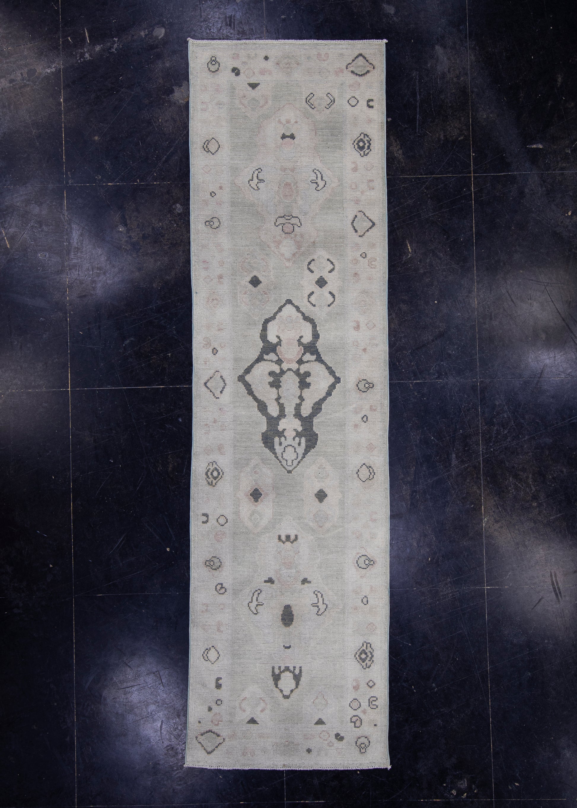 Turkish Oushak Rug 2'10" x 10'7" #16947